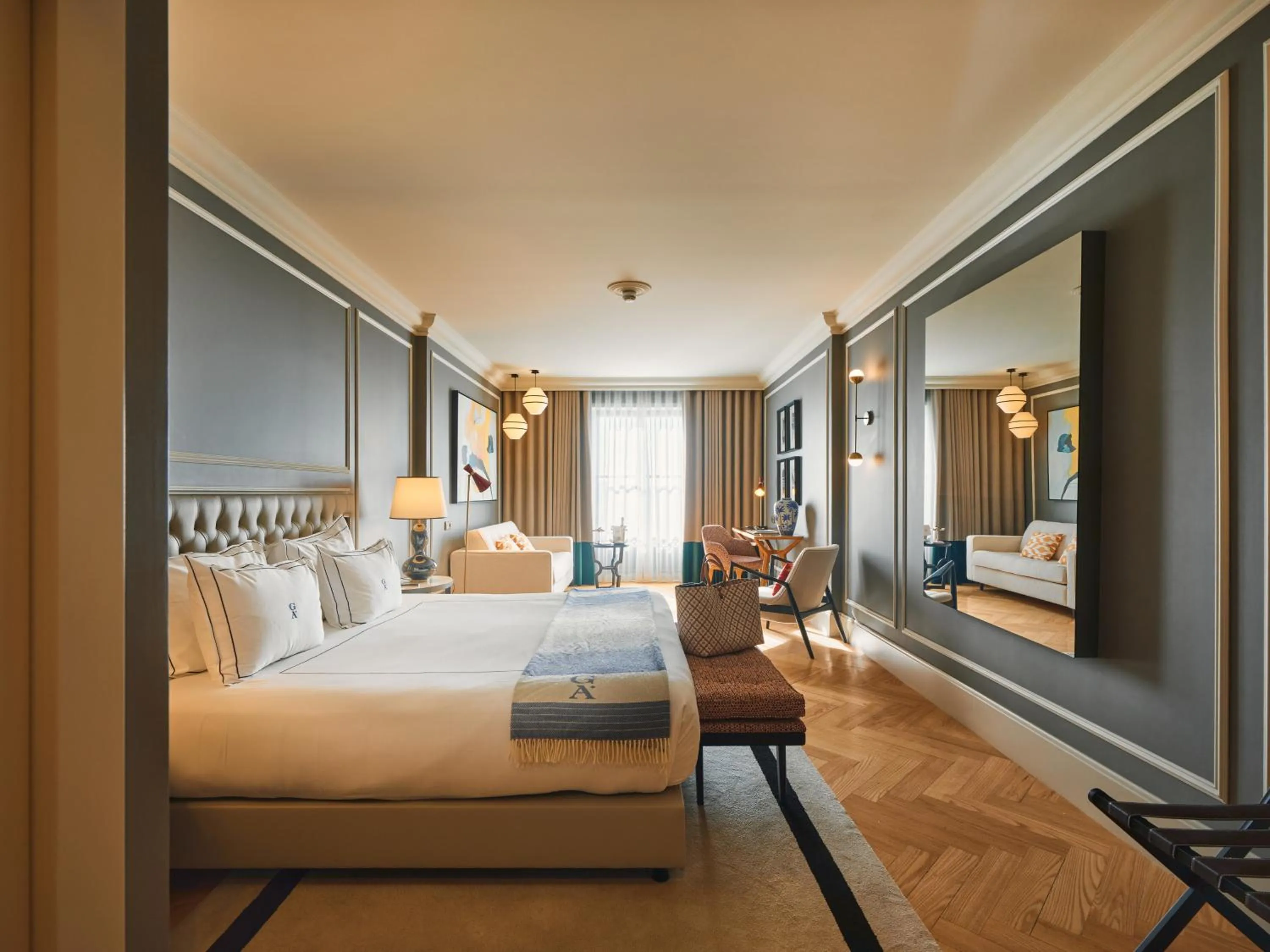 Bed in GA Palace Hotel & Spa, a XIXth-Century Villa