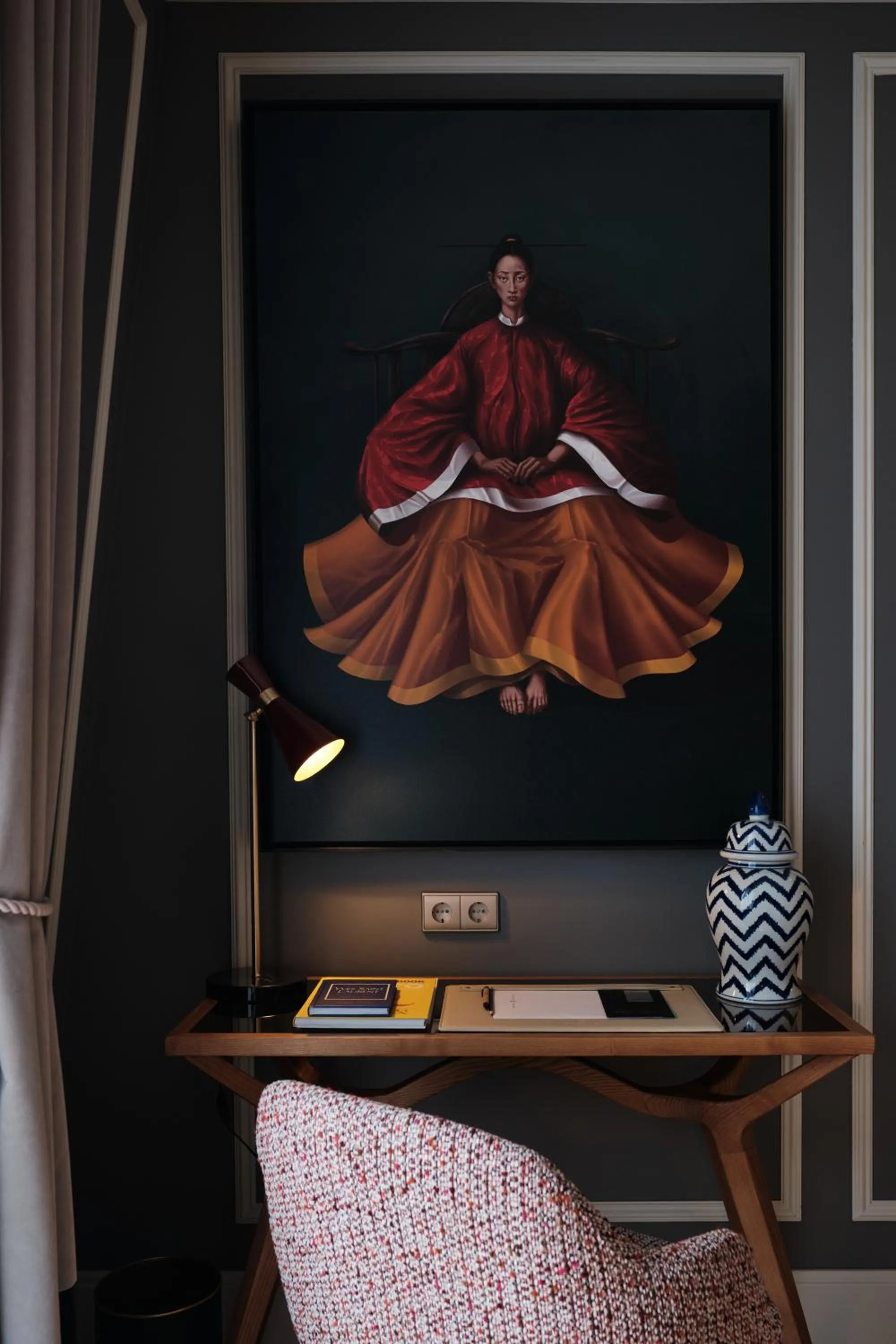 Decorative detail in GA Palace Hotel & Spa, a XIXth-Century Villa