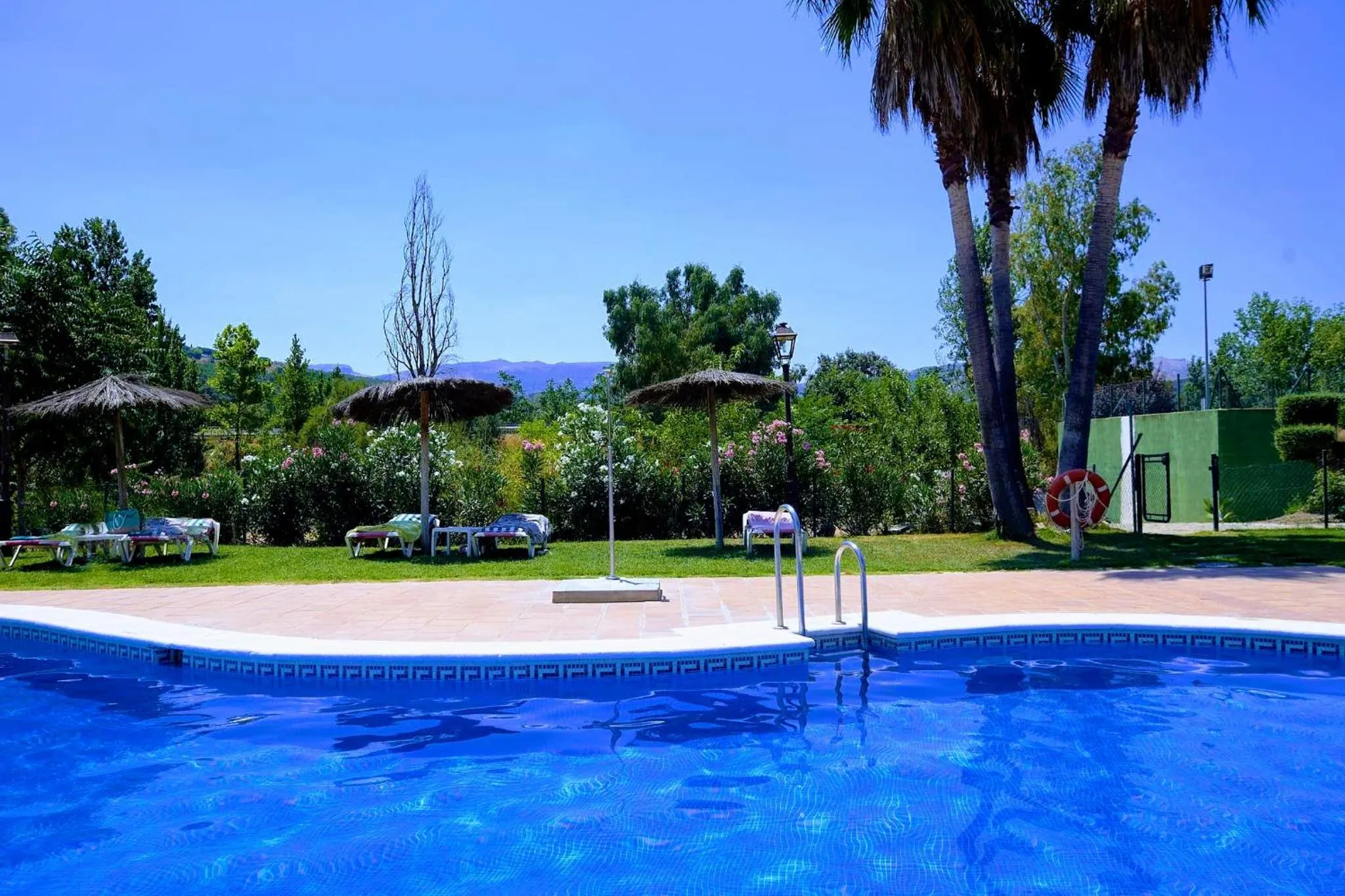 Pool view in Hotel Ronda Valley