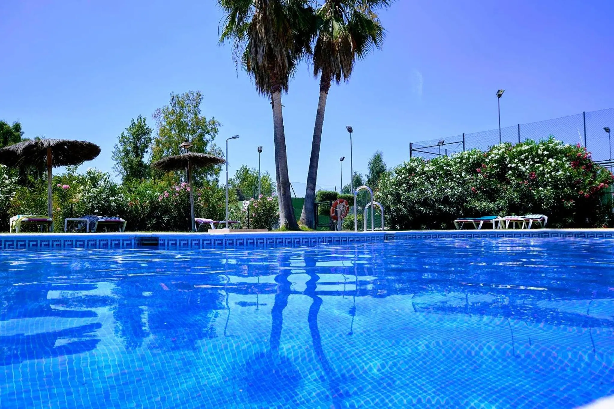 Pool view in Hotel Ronda Valley