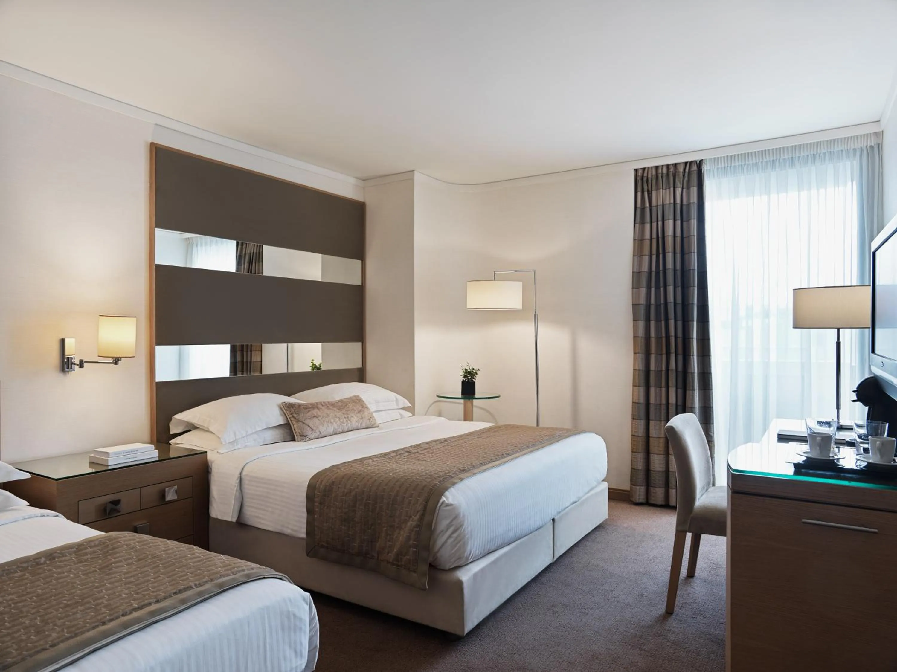 Bed in Galaxy Iraklio Hotel