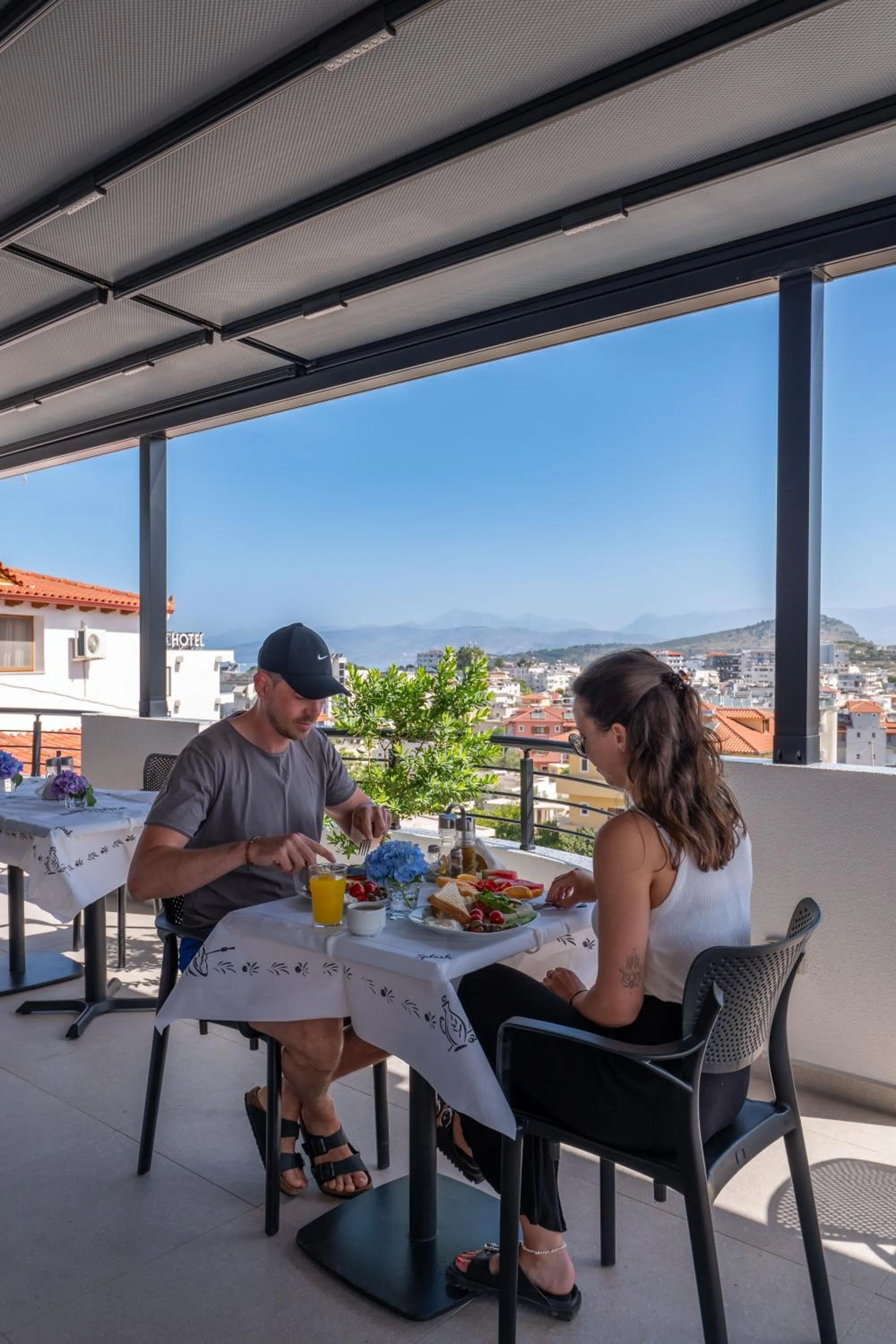 Seating area in Monel Hotel