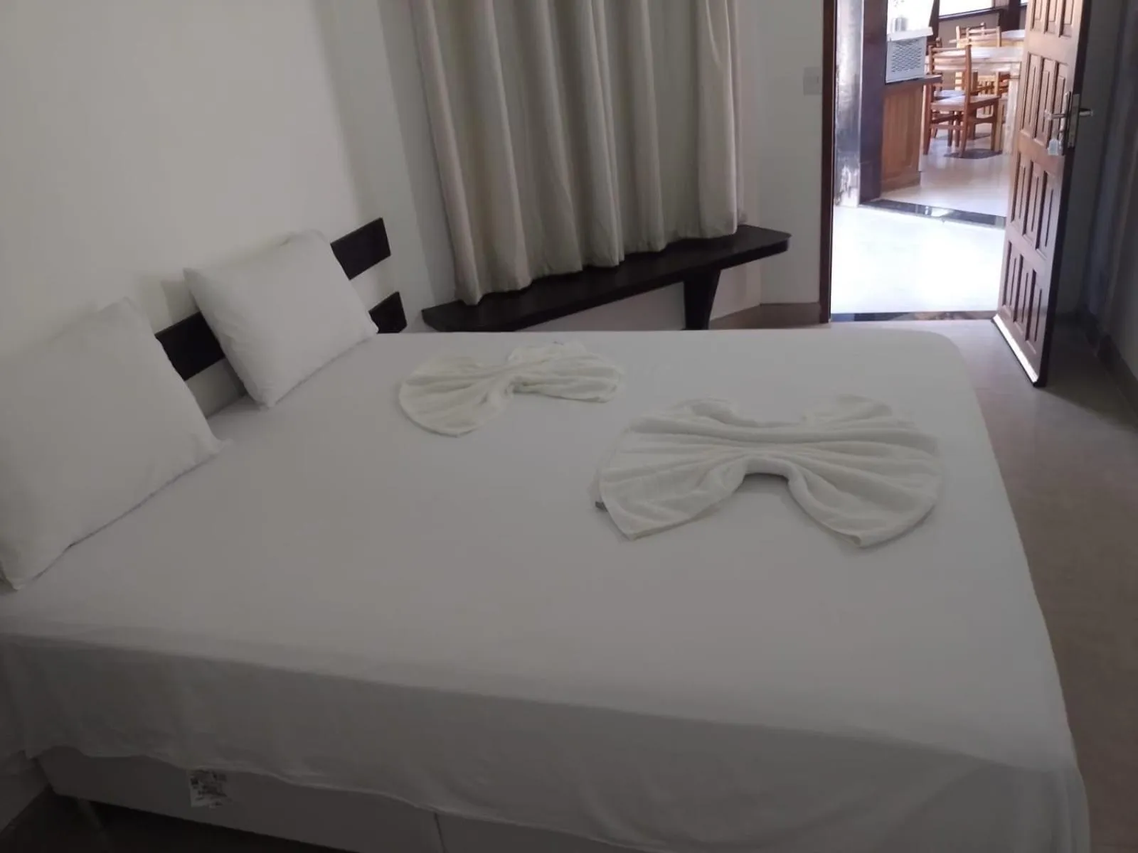 Bed in Hotel Porto Brasília