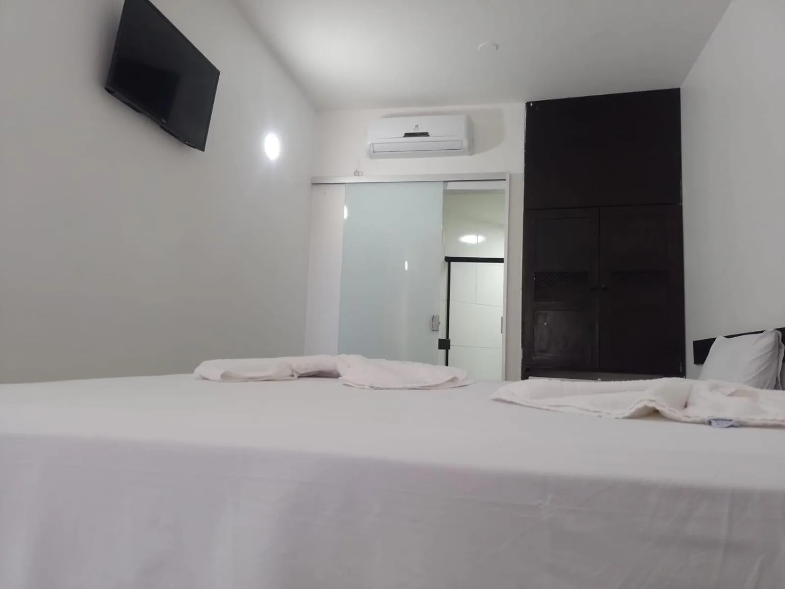 Bed in Hotel Porto Brasília