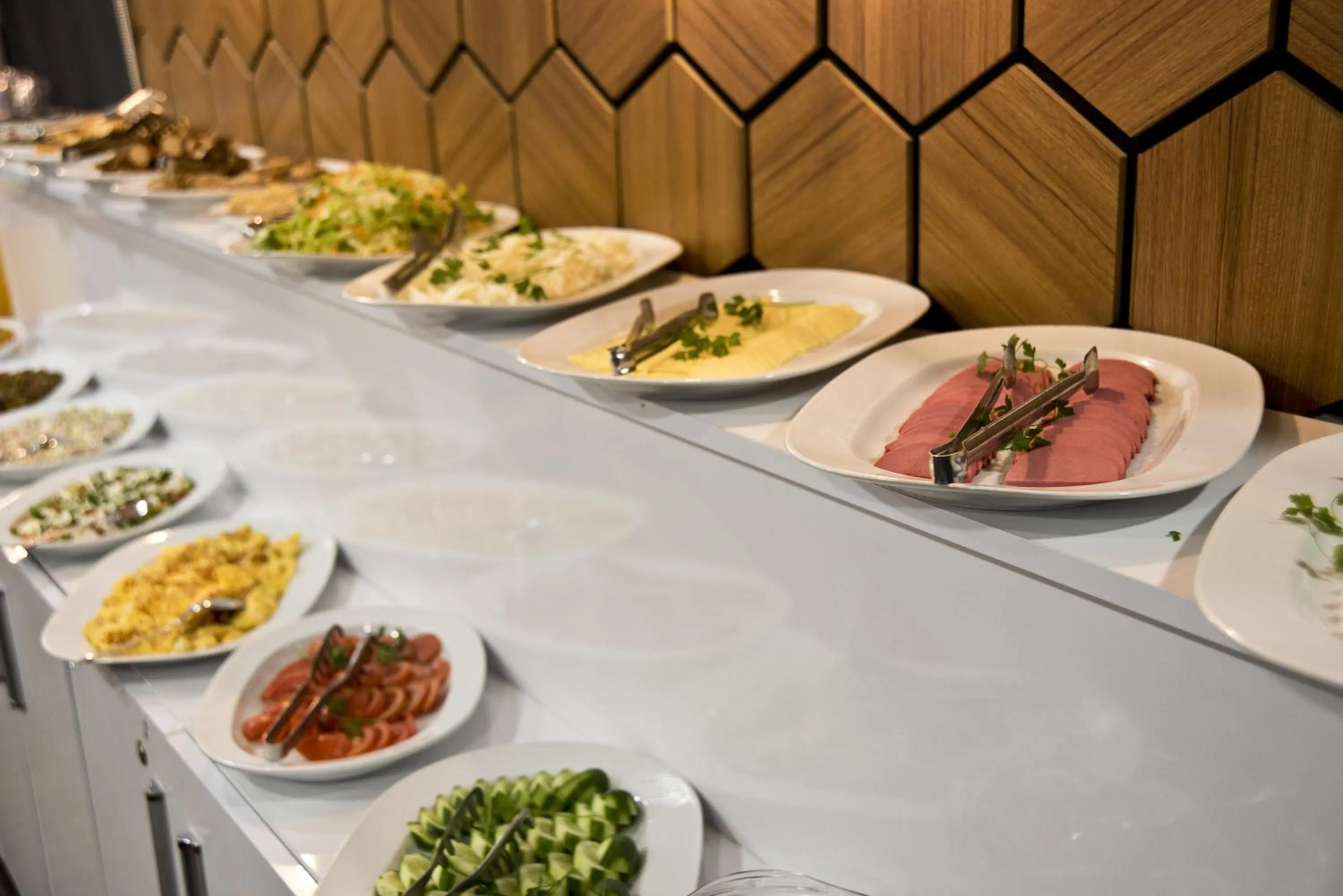 Buffet breakfast in Nova City Hotel