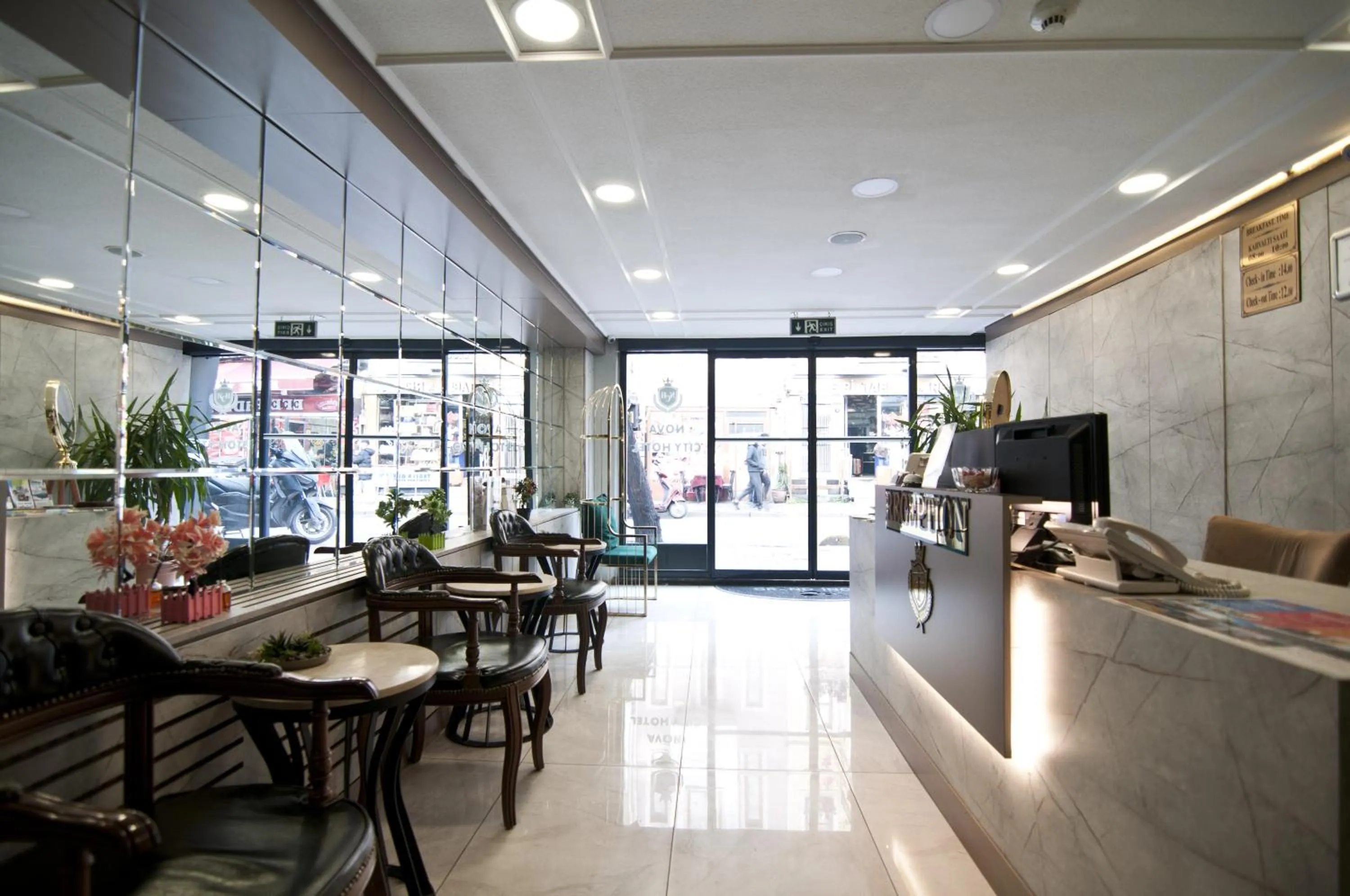 Lobby or reception in Nova City Hotel