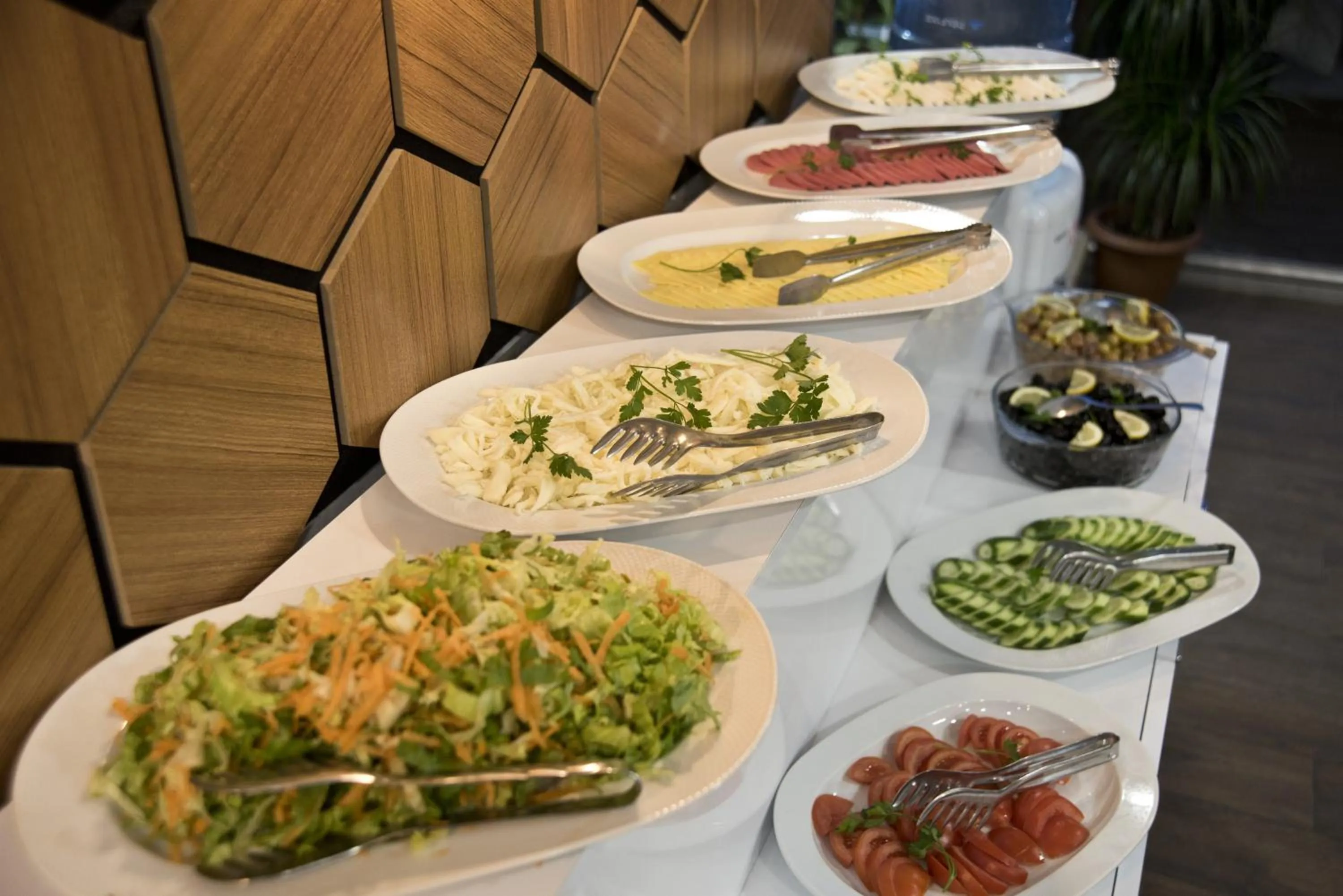 Buffet breakfast in Nova City Hotel