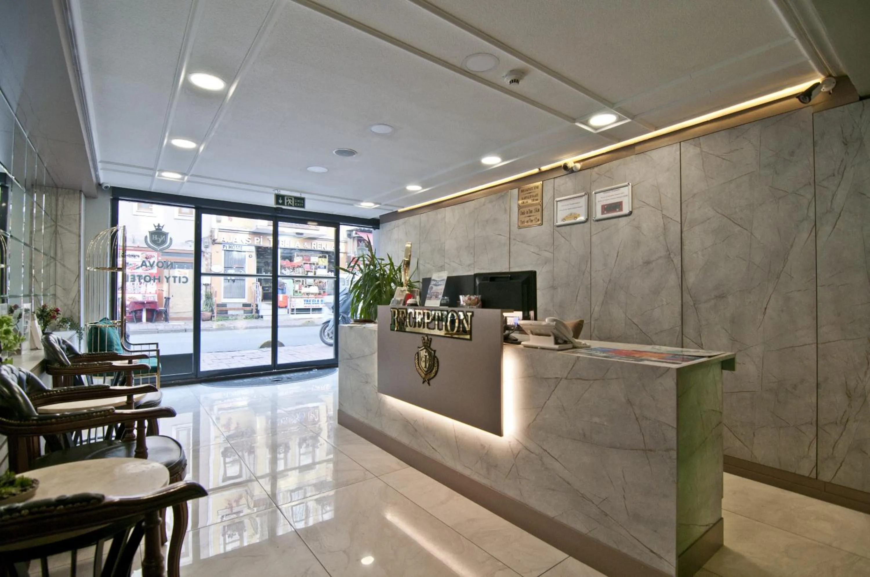 Lobby or reception in Nova City Hotel