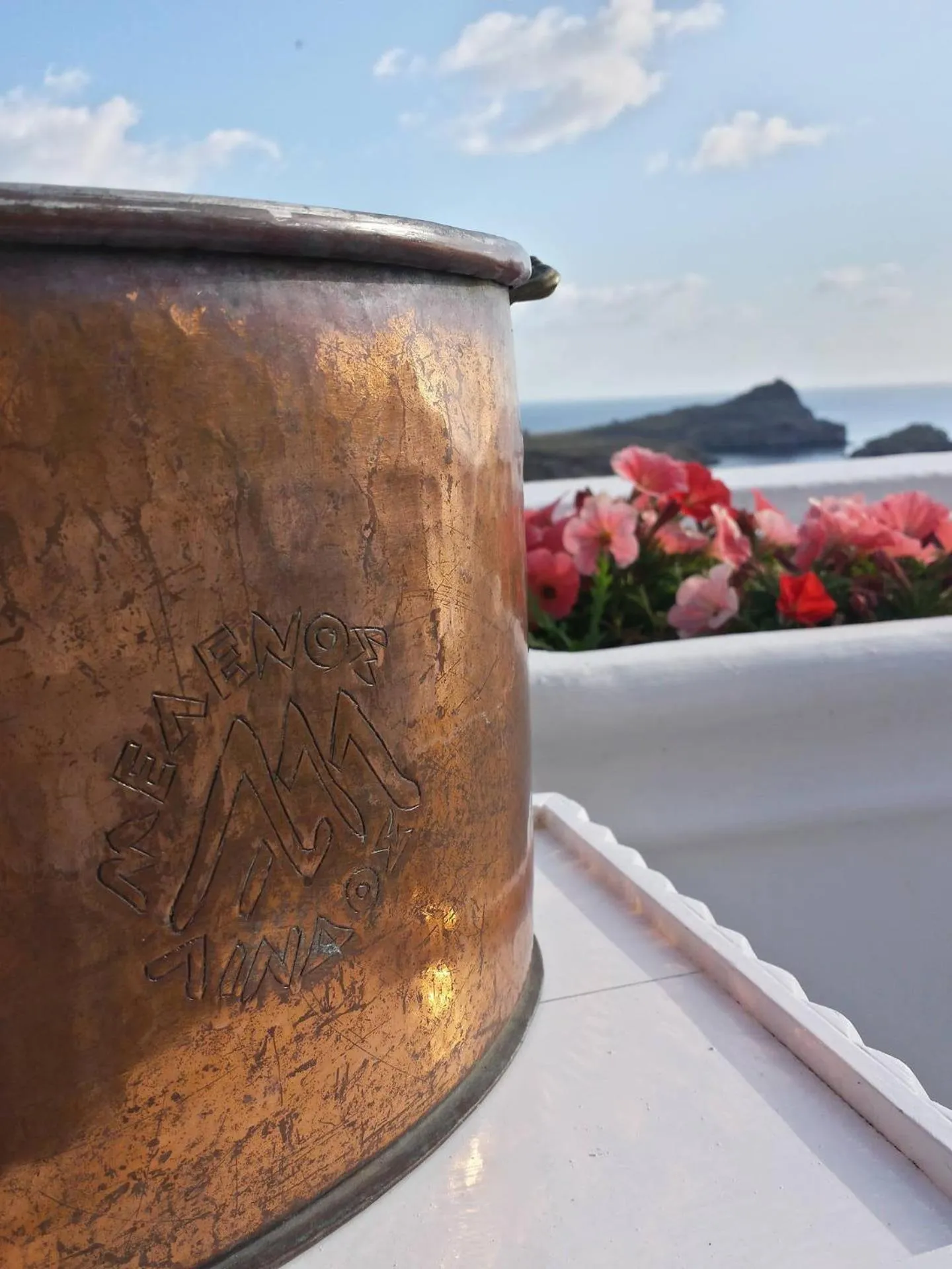 Balcony/Terrace in Melenos Art Boutique Hotel