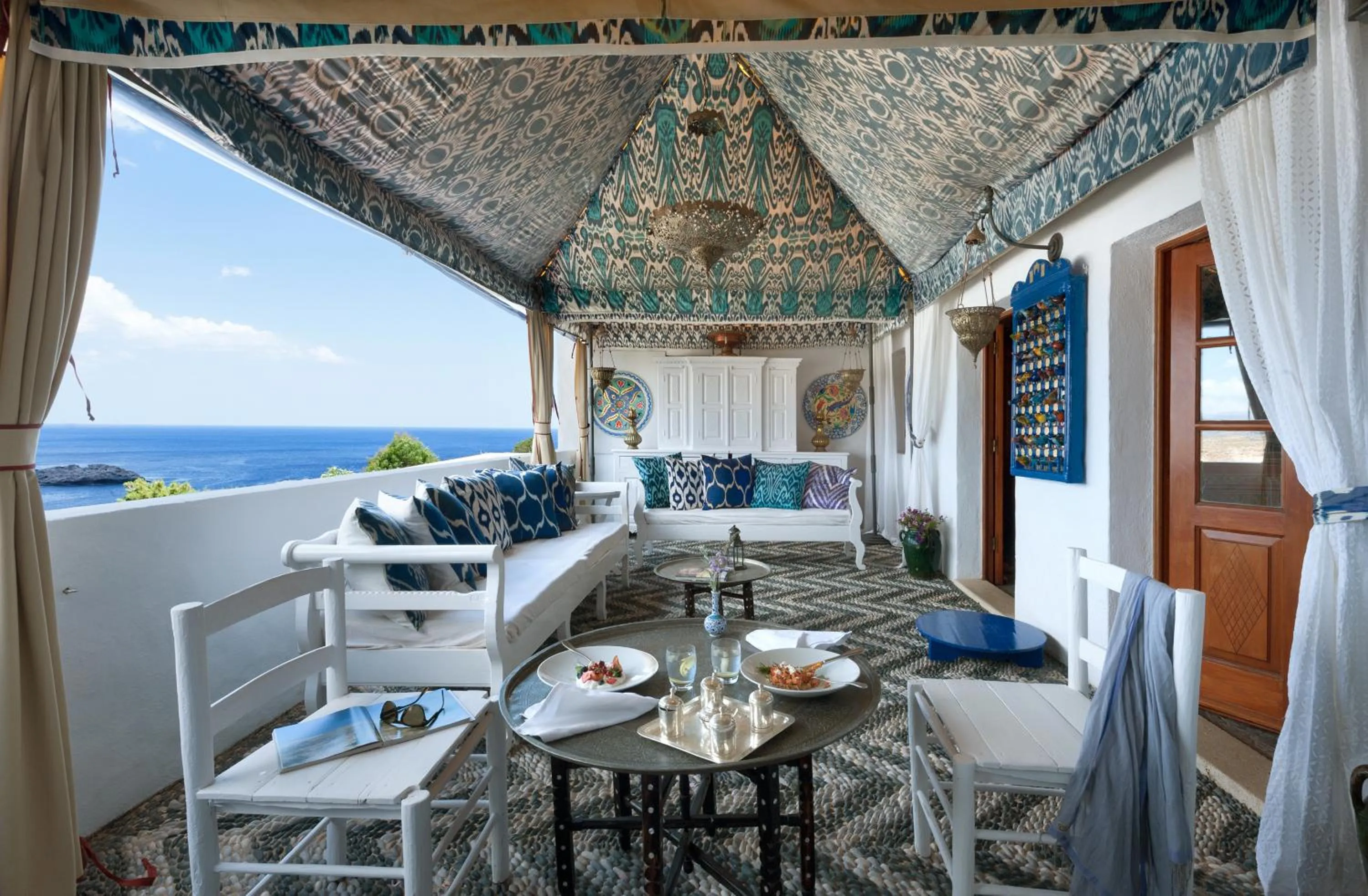 Balcony/Terrace in Melenos Art Boutique Hotel