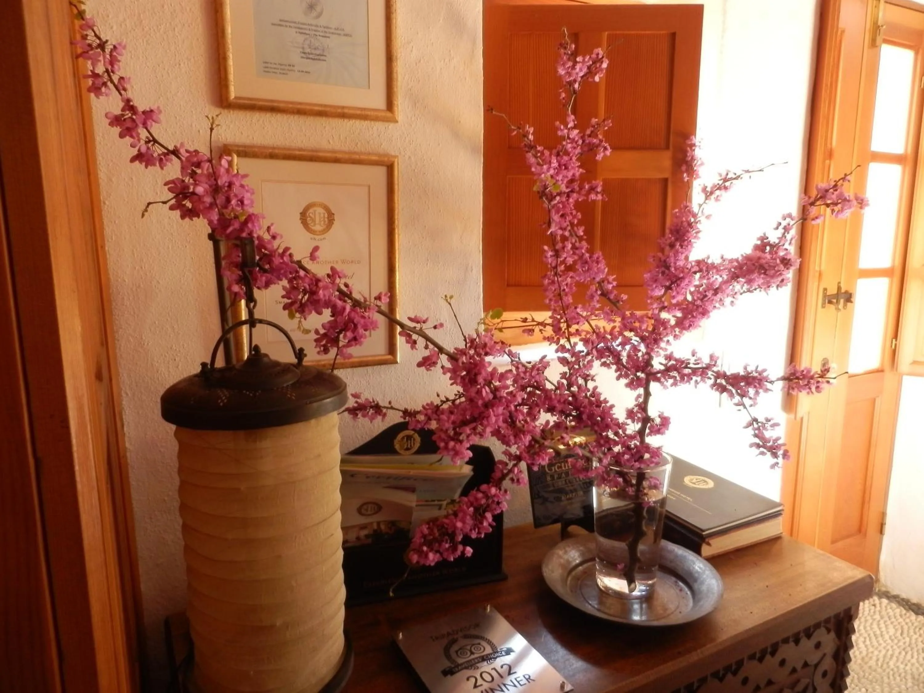 Decorative detail in Melenos Art Boutique Hotel