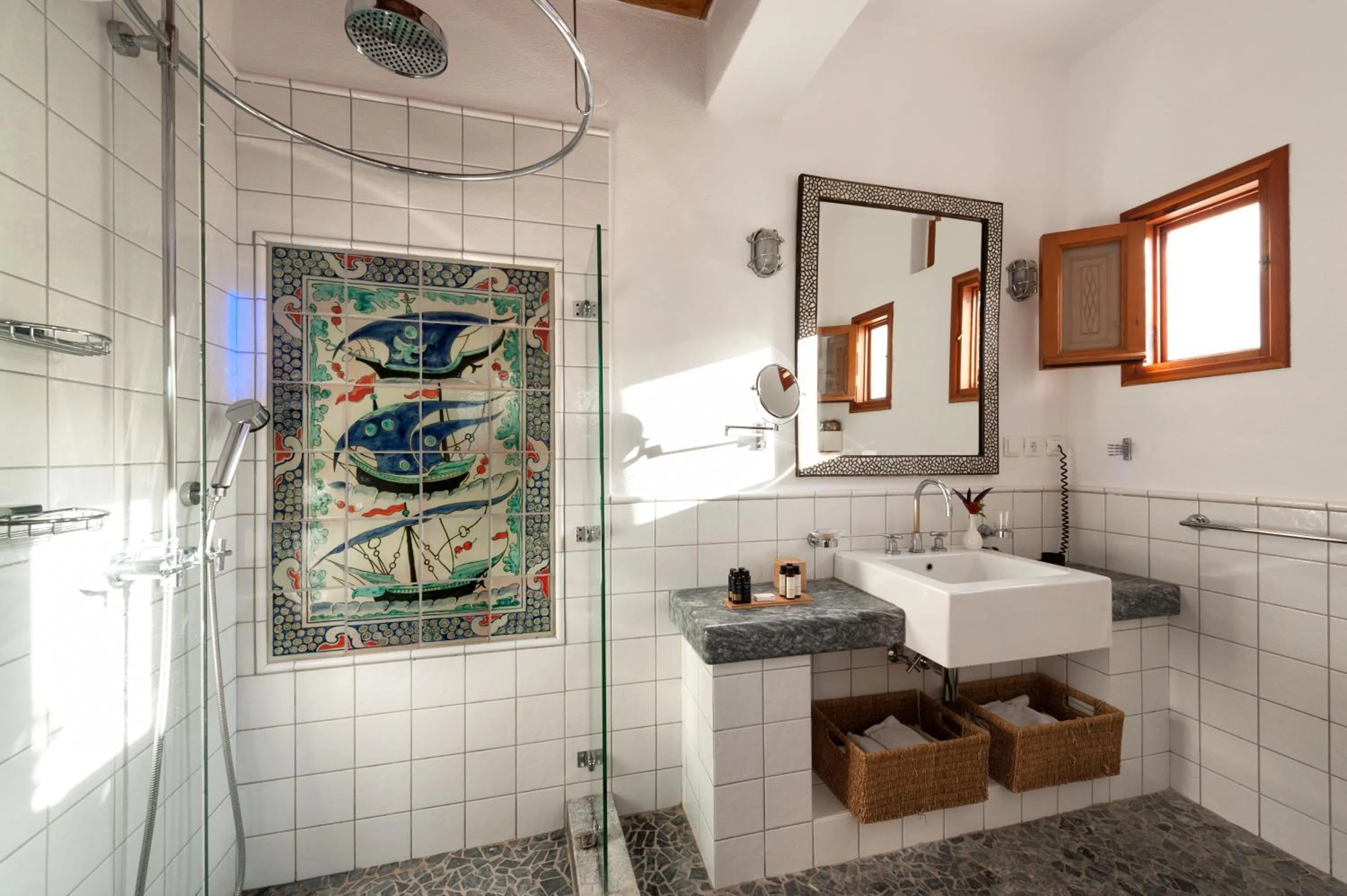 Bathroom in Melenos Art Boutique Hotel