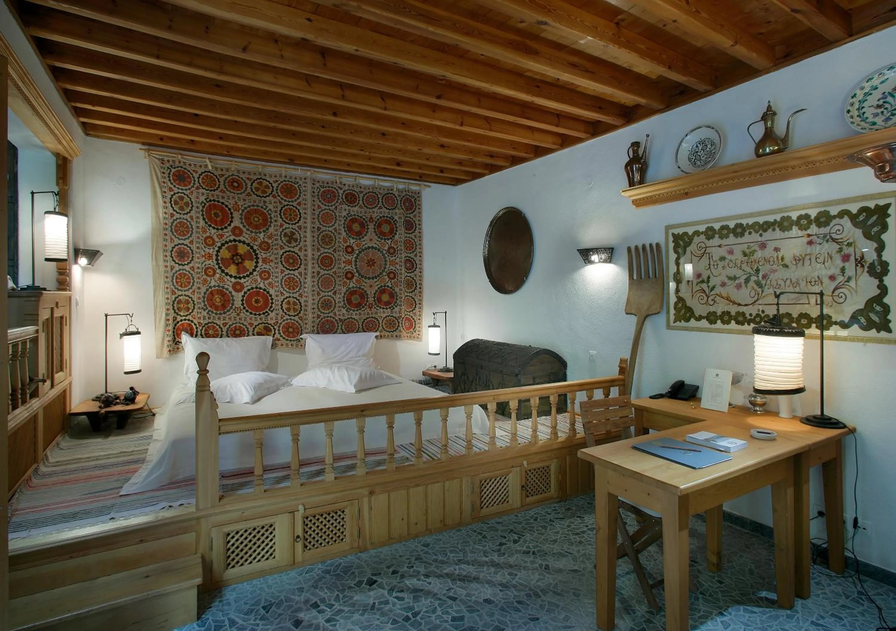 Bedroom in Melenos Art Boutique Hotel