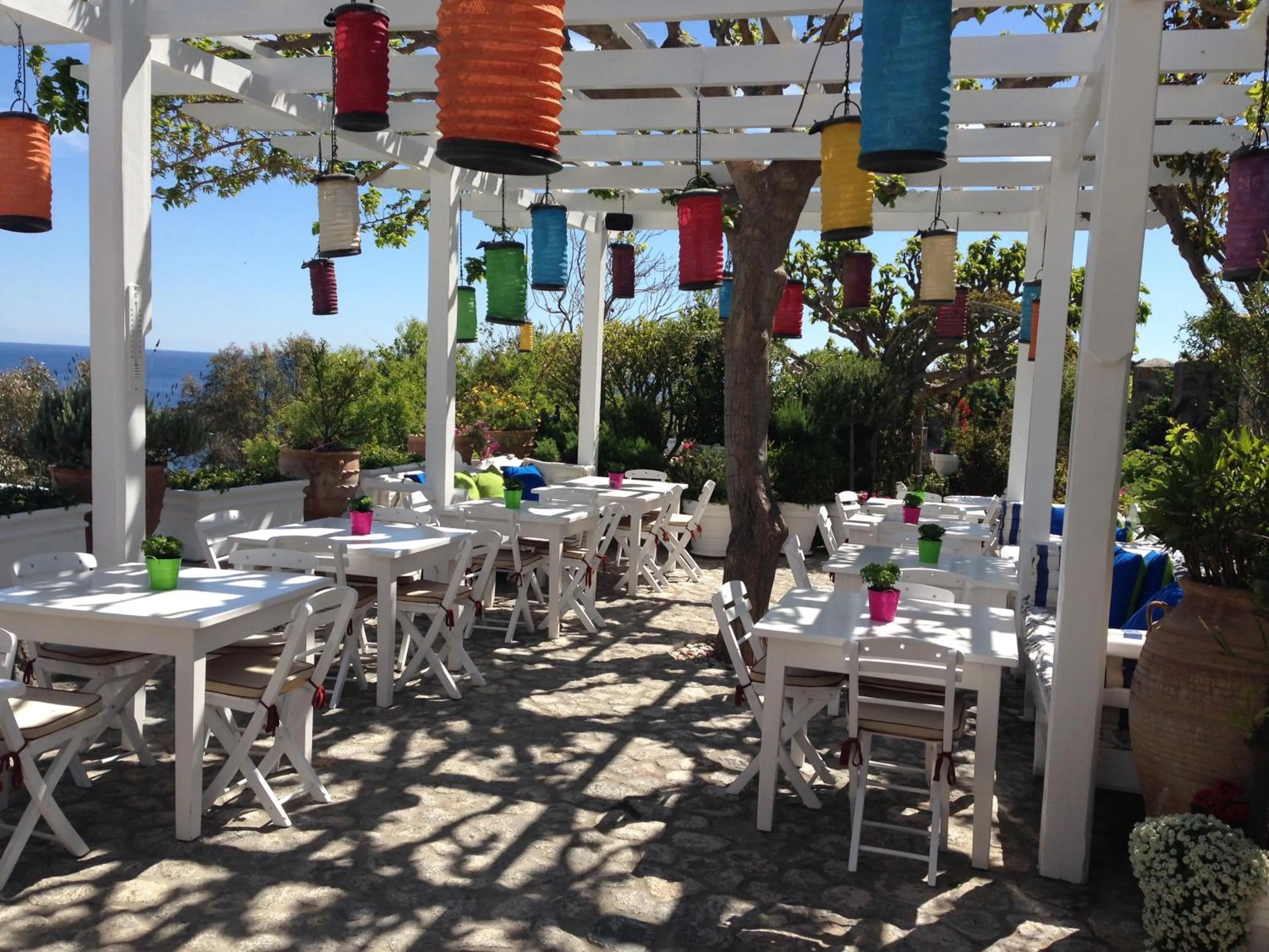 Garden in Melenos Art Boutique Hotel