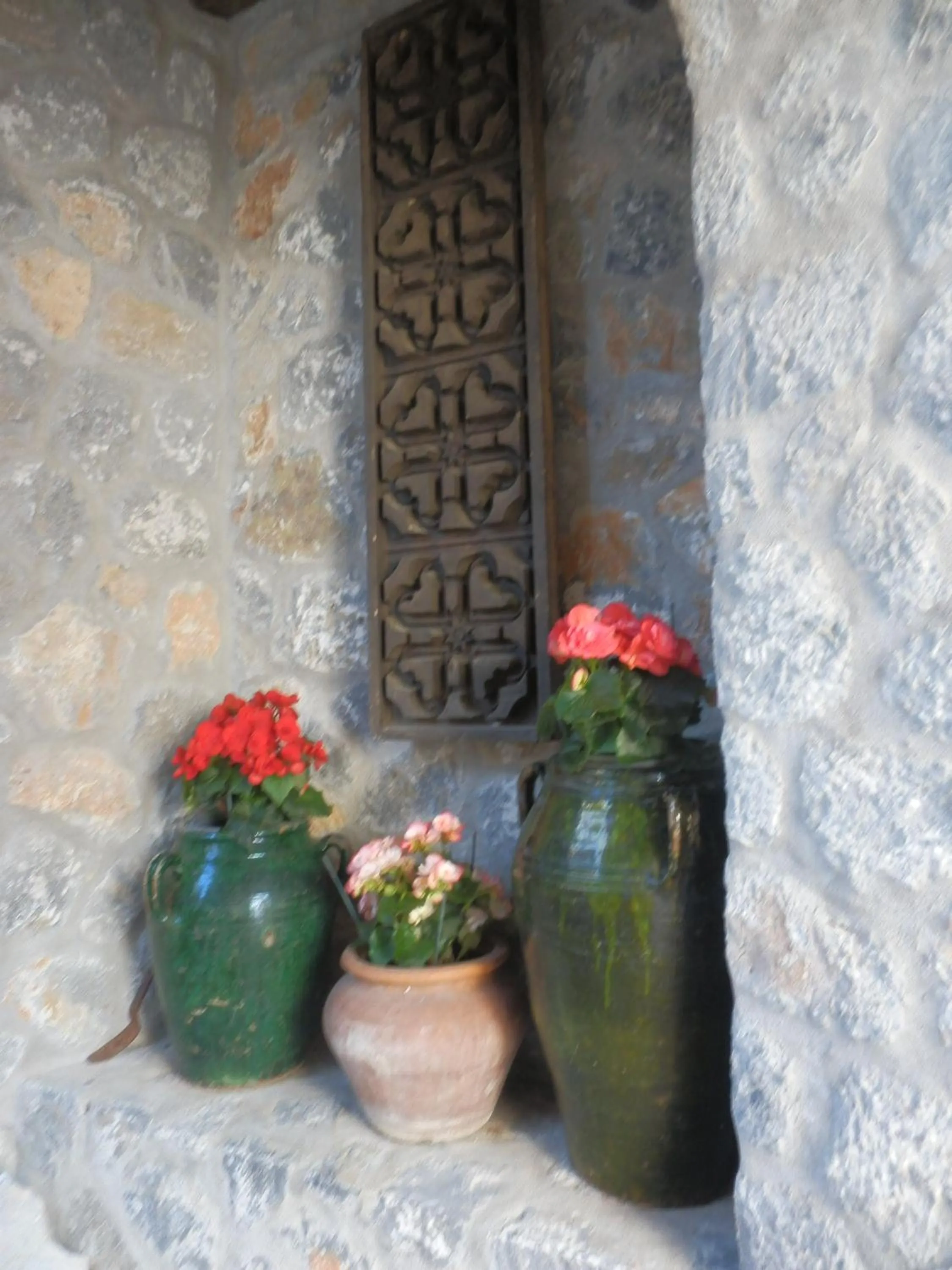 Decorative detail in Melenos Art Boutique Hotel