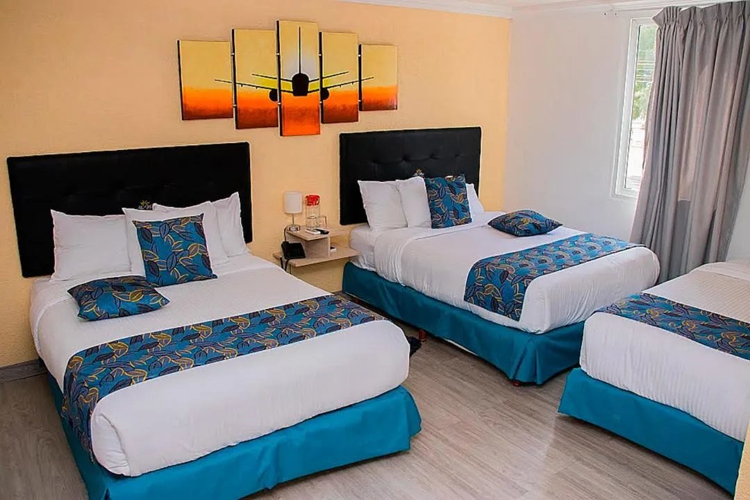 Bed in Hotel Alto Mar