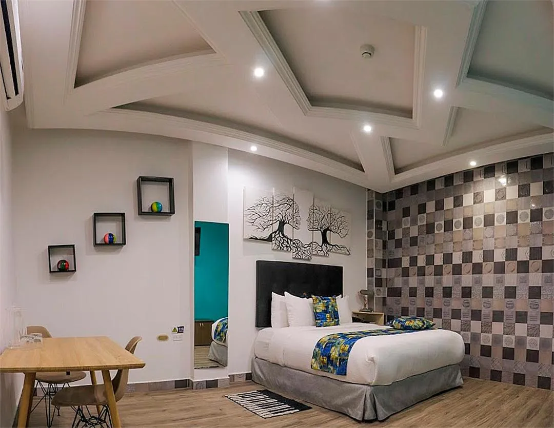 Bed in Hotel Alto Mar