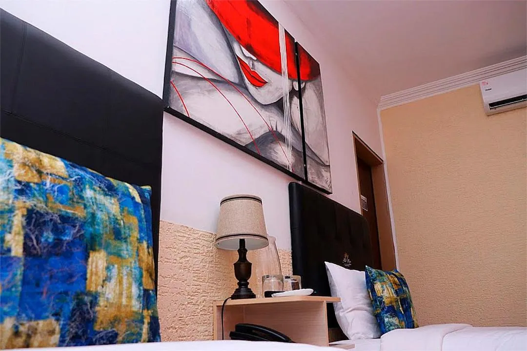 Bed in Hotel Alto Mar