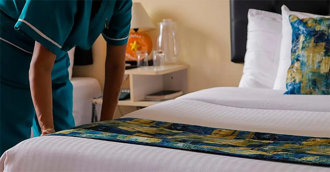 Bed in Hotel Alto Mar