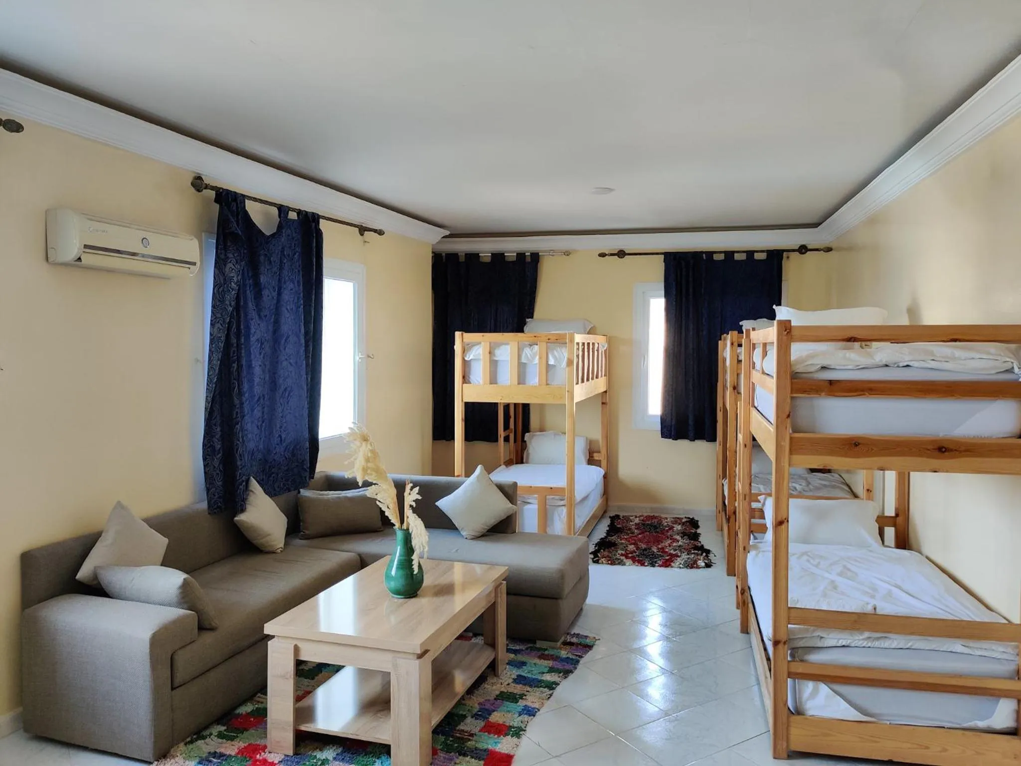 Bed in Locals Taghazout surfcamp