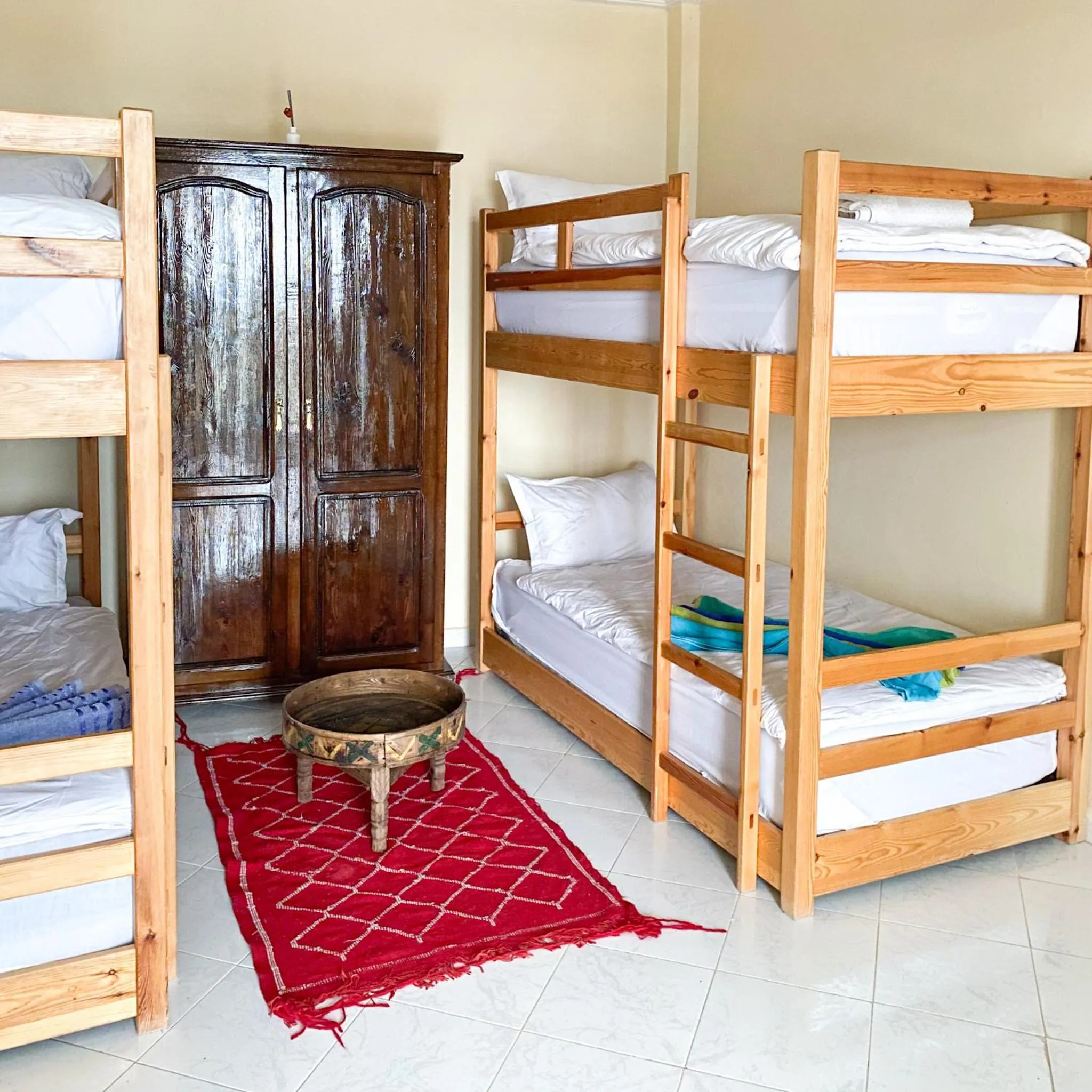 Bed in Locals Taghazout surfcamp