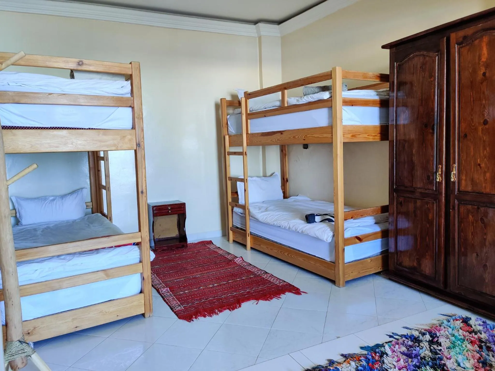 Bed in Locals Taghazout surfcamp