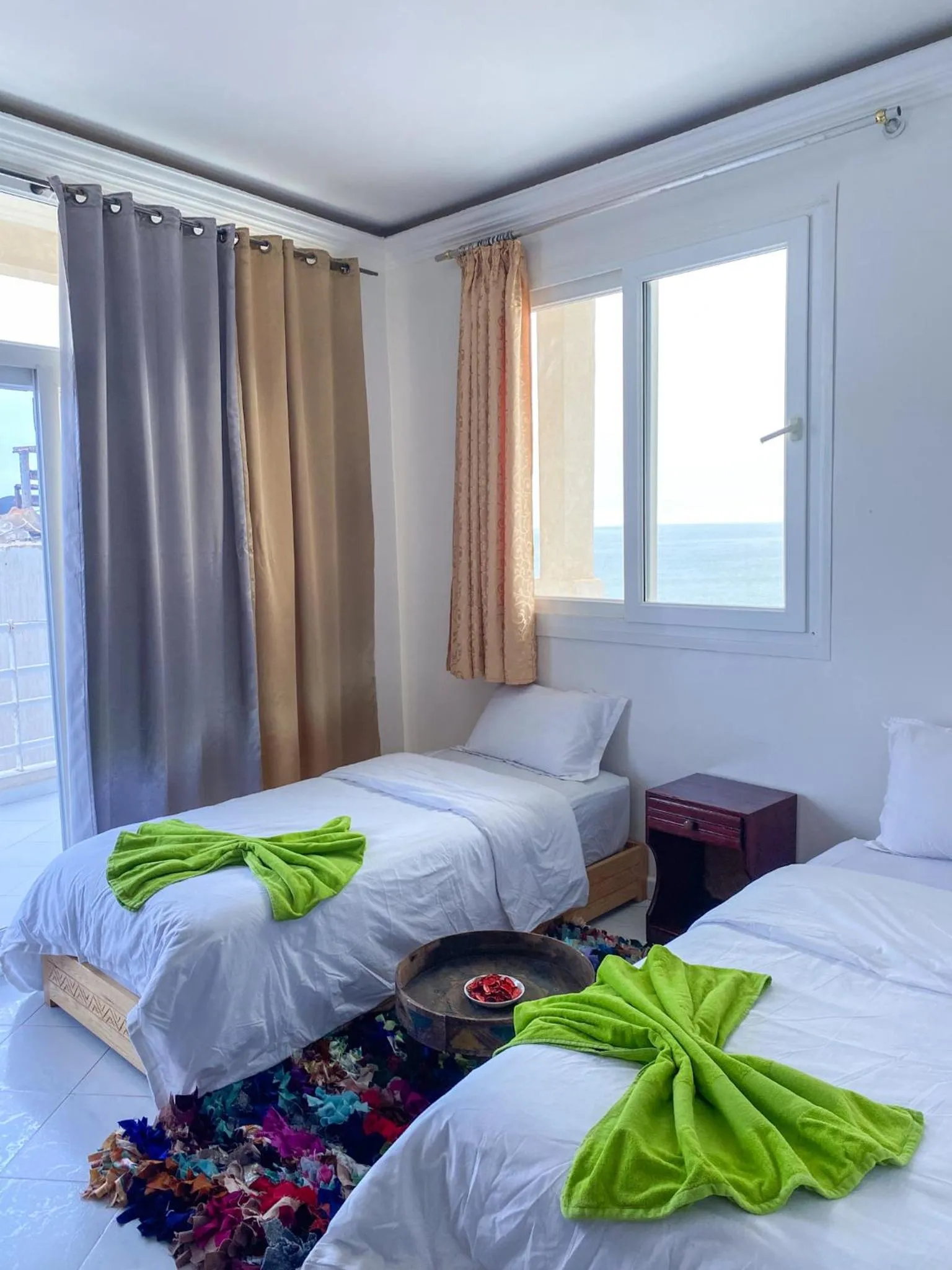 Bed in Locals Taghazout surfcamp