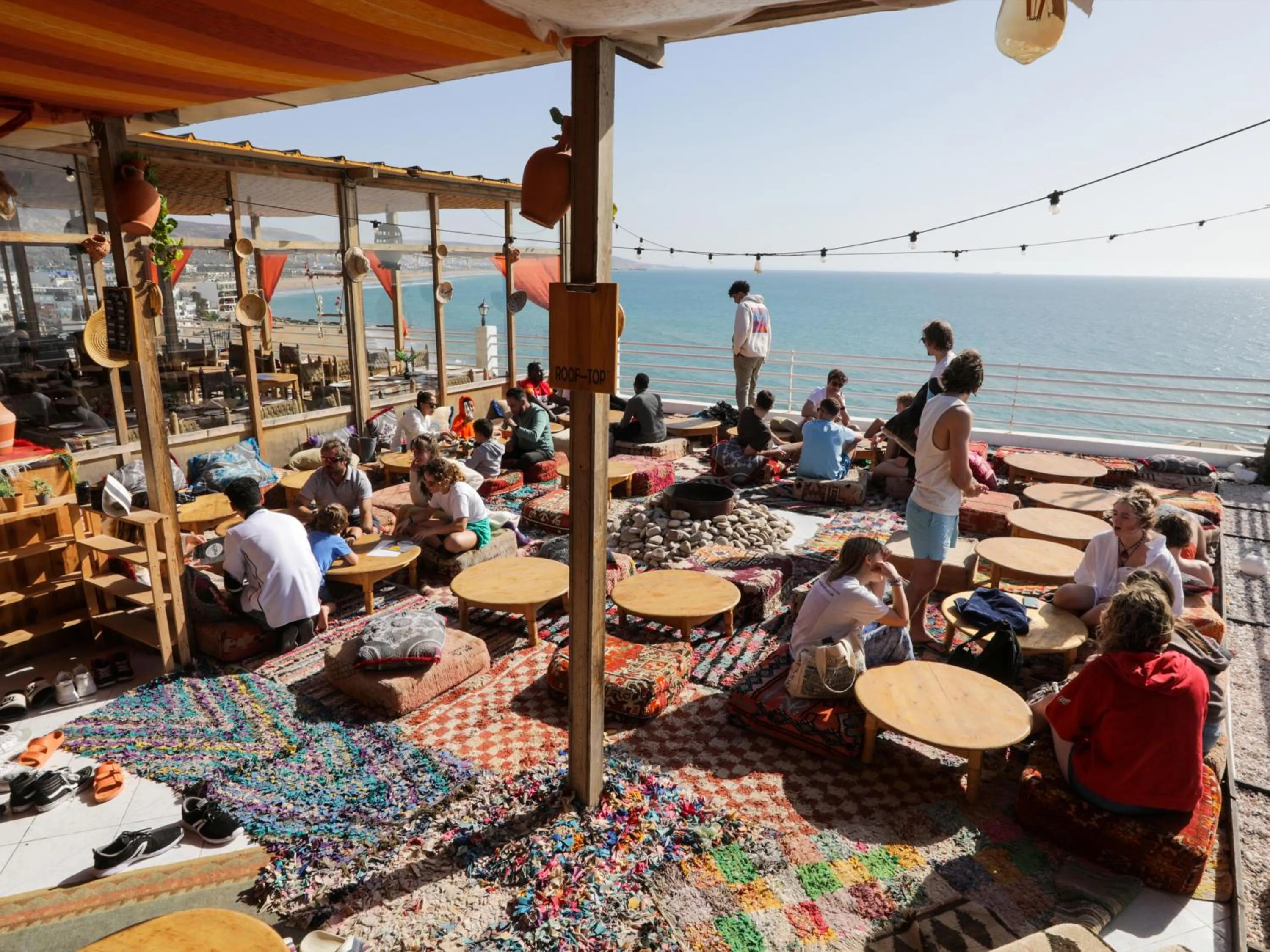 Restaurant/places to eat in Locals Taghazout surfcamp