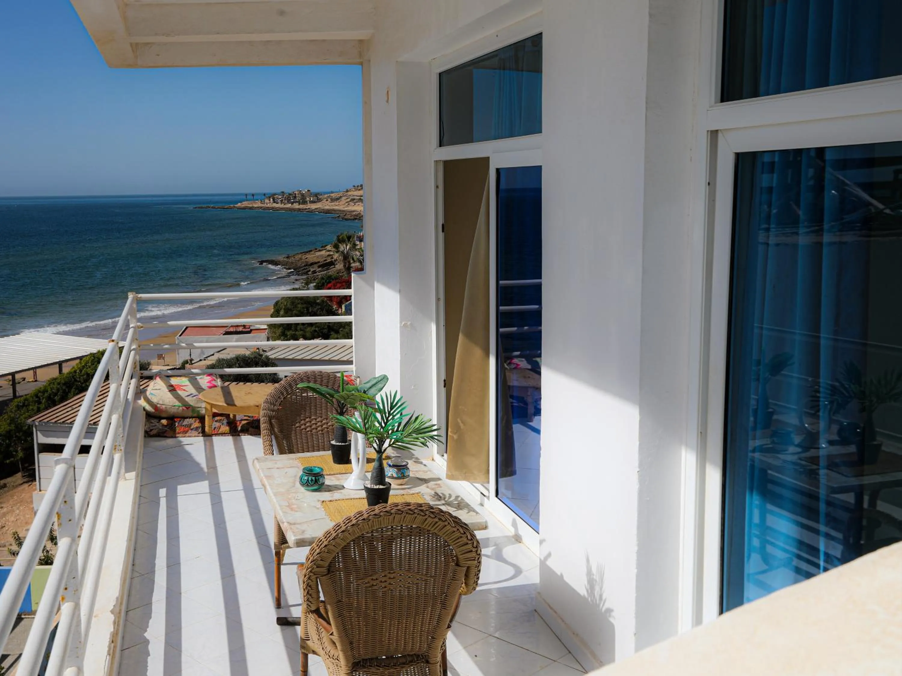 View (from property/room) in Locals Taghazout surfcamp