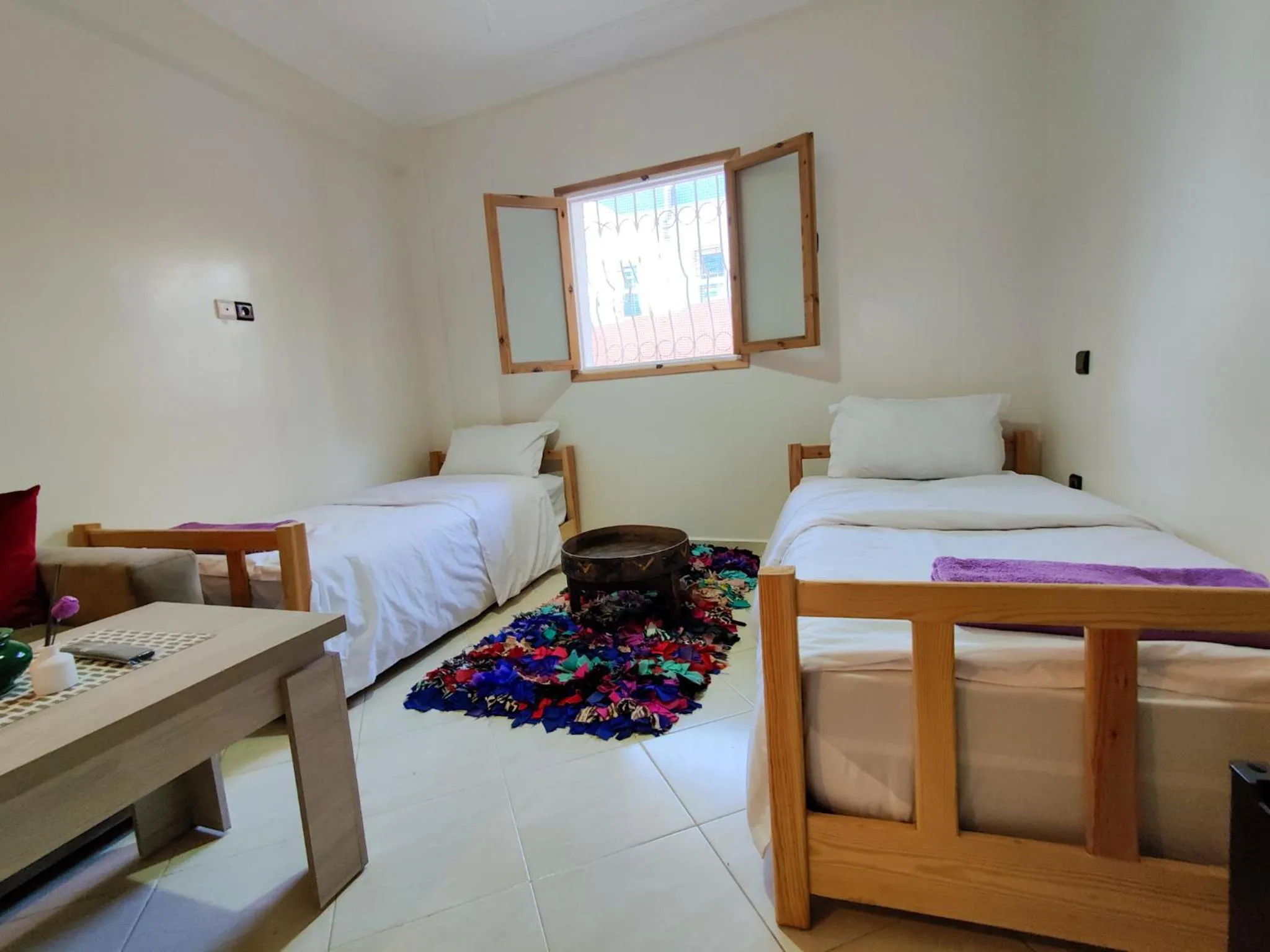 Bed in Locals Taghazout surfcamp