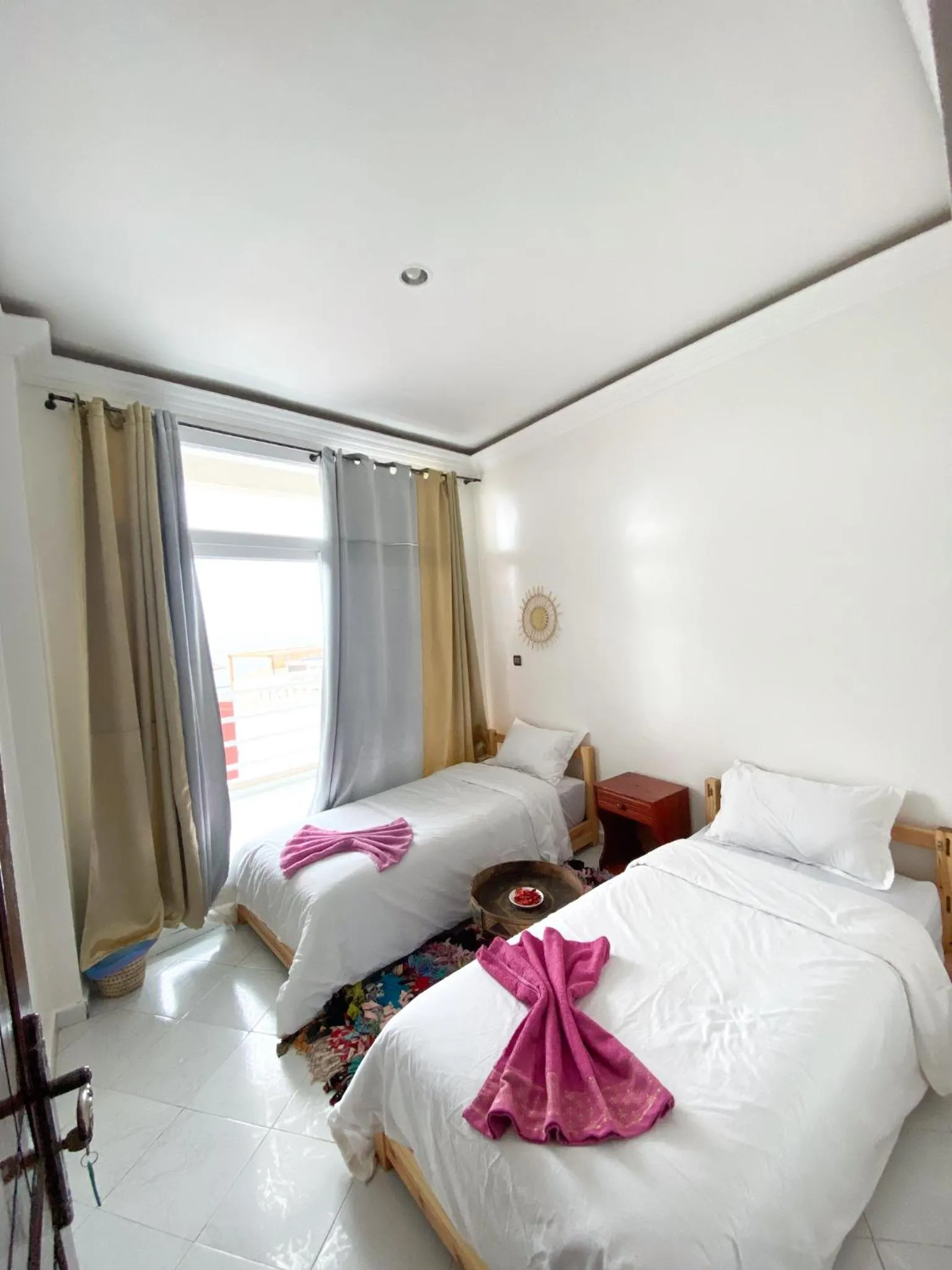 Bed in Locals Taghazout surfcamp