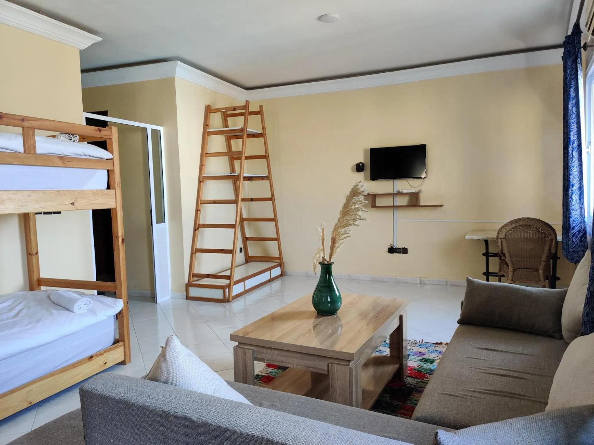 Bed in Locals Taghazout surfcamp