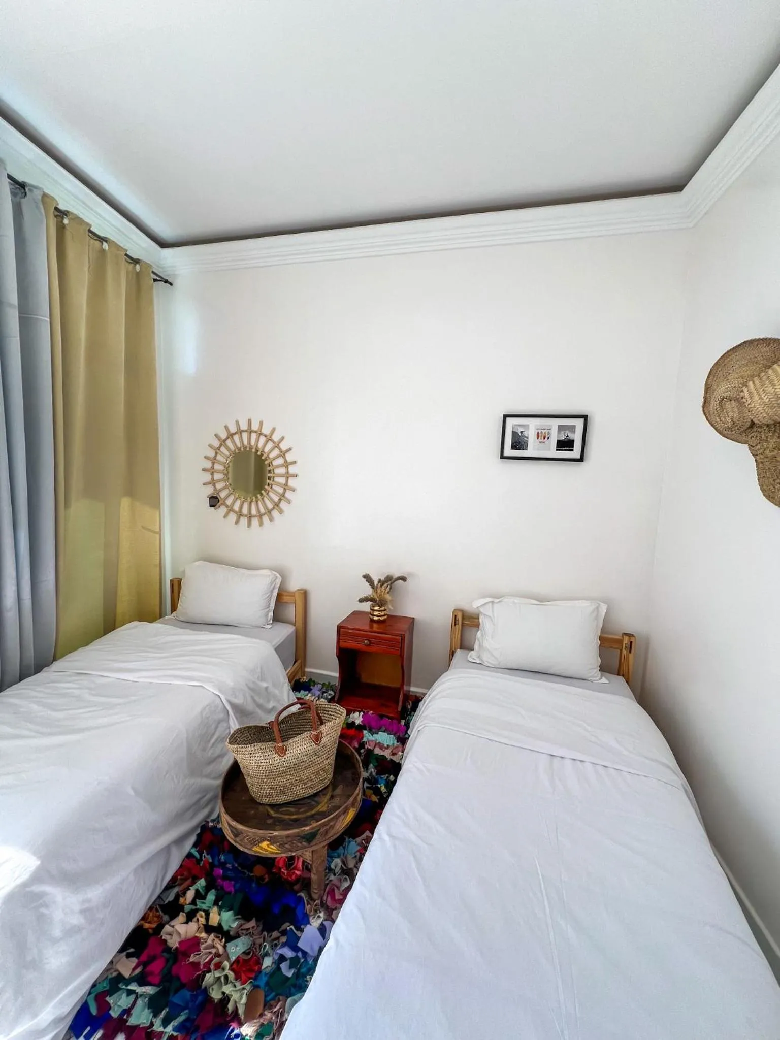 Bed in Locals Taghazout surfcamp