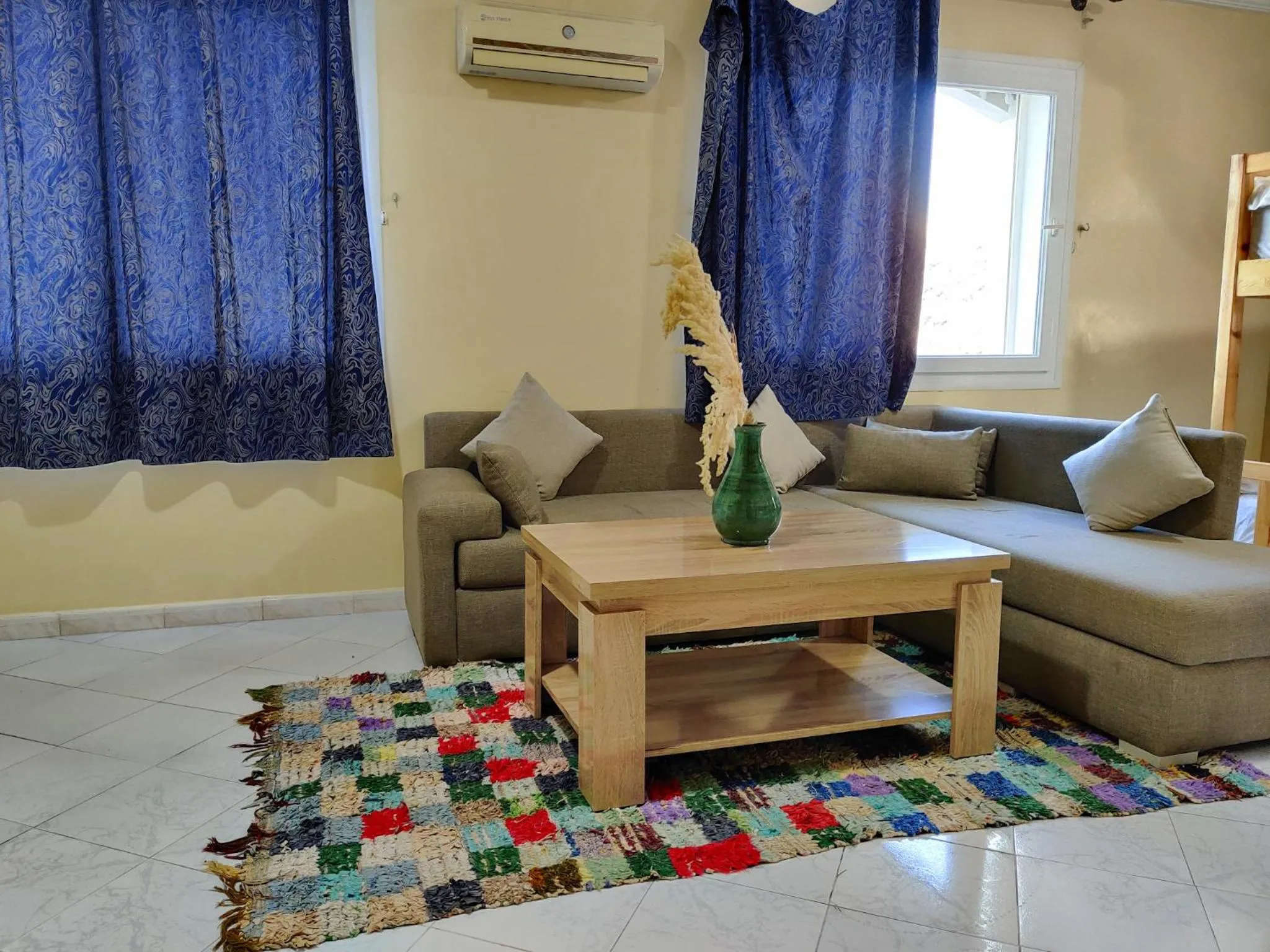 Living room in Locals Taghazout surfcamp