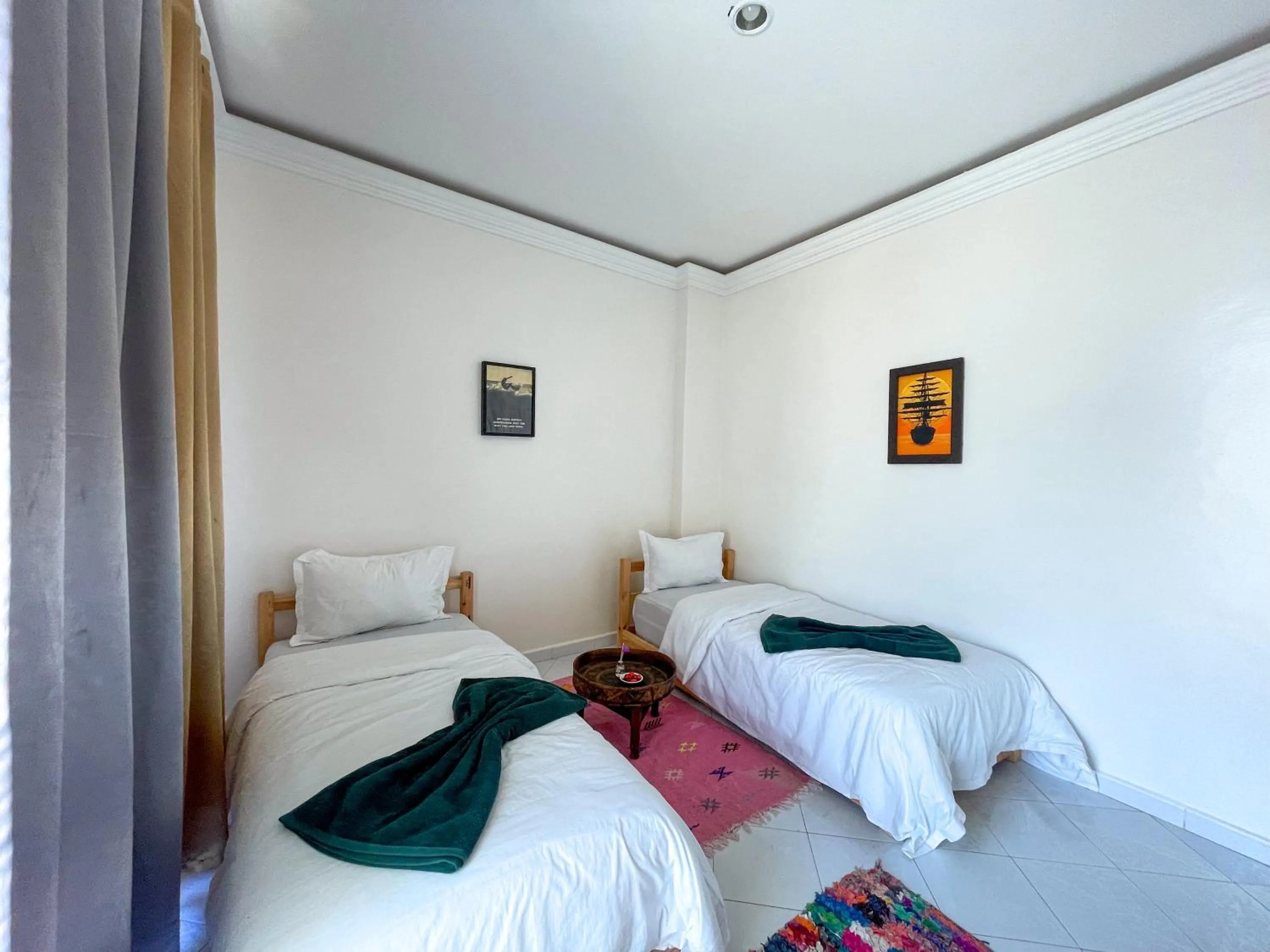 Bed in Locals Taghazout surfcamp