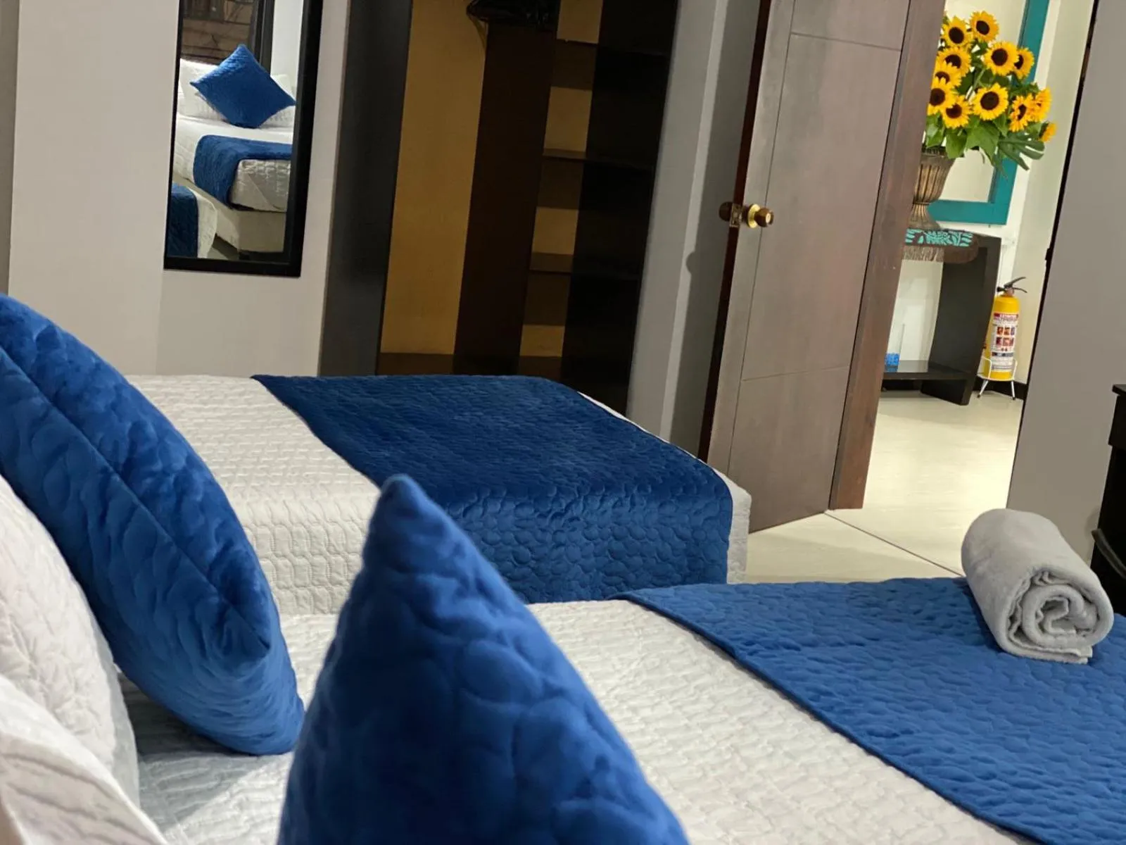 Bed in Hotel Casa Lamay