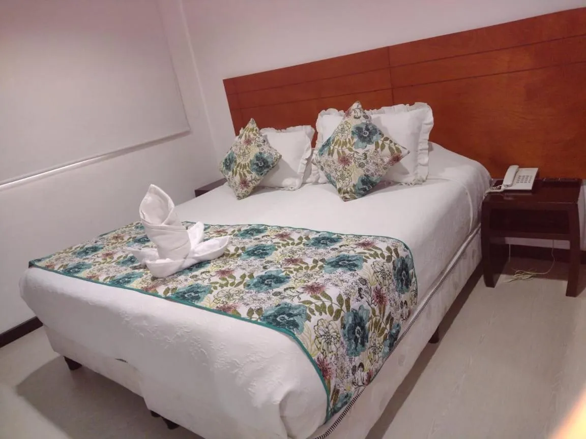 Bed in Hotel Casa Lamay