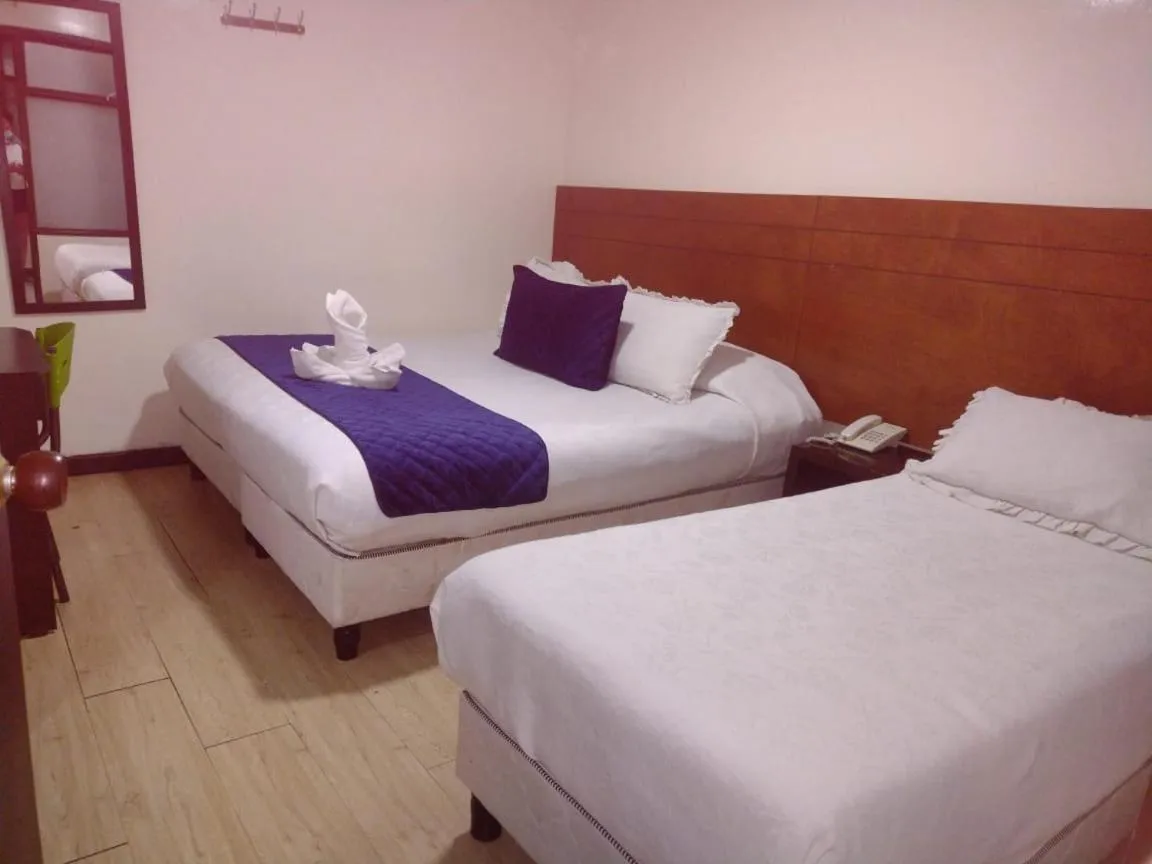 Bed in Hotel Casa Lamay