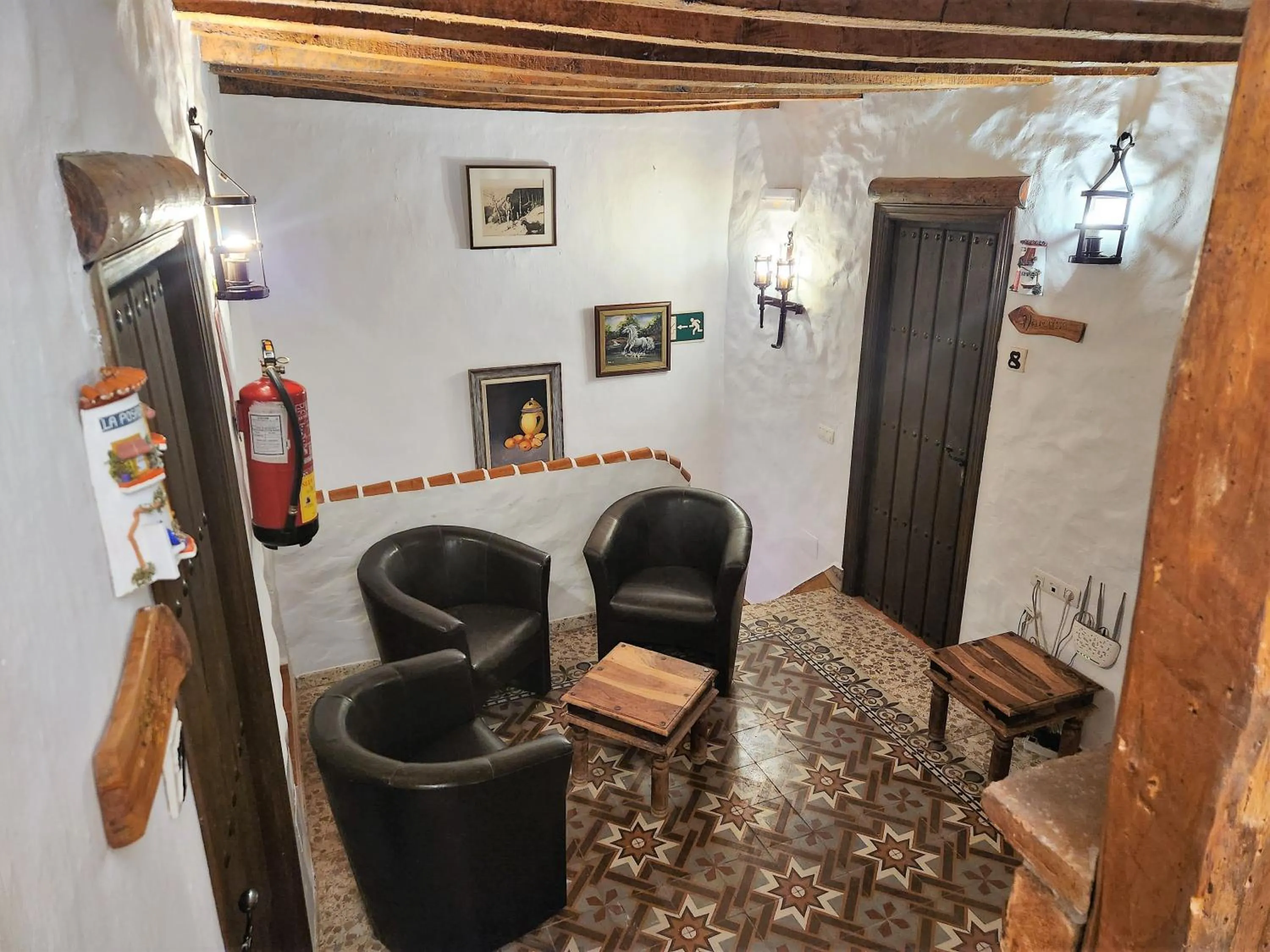 Living room in Posada La Plaza