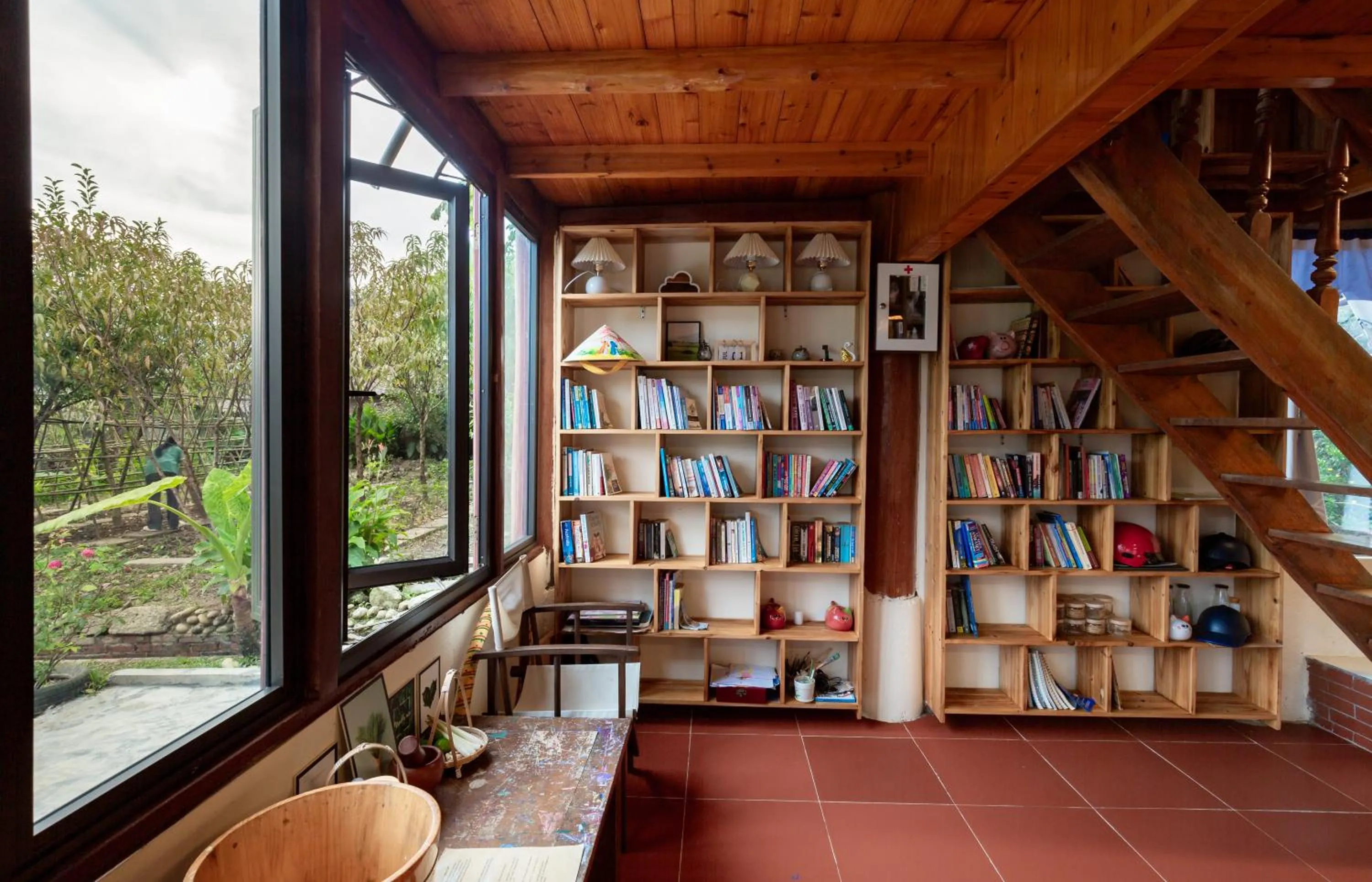 Library in Moc Home Sapa