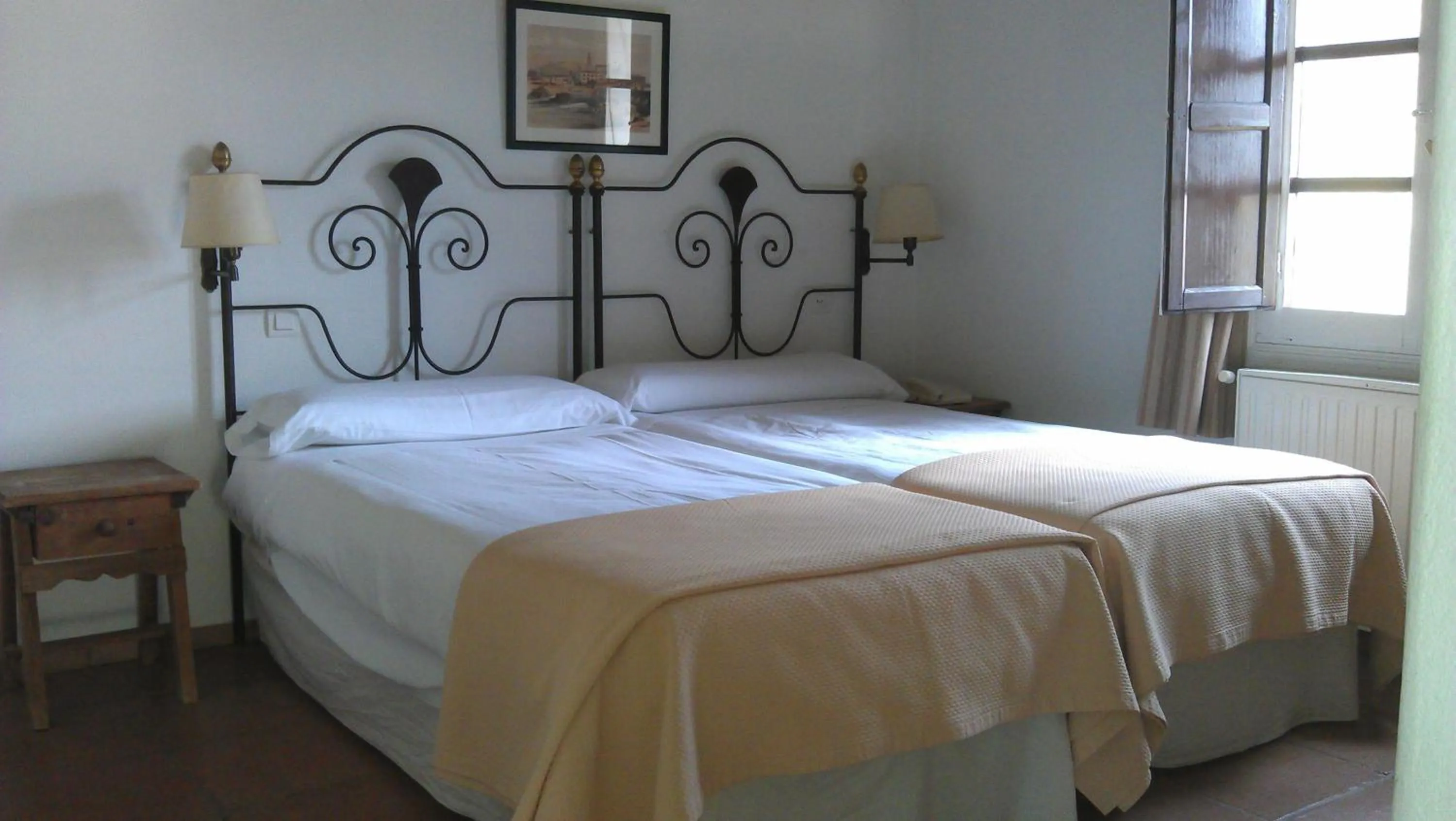 Bed in Finca Valbono Apartamentos Rurales y Hotel