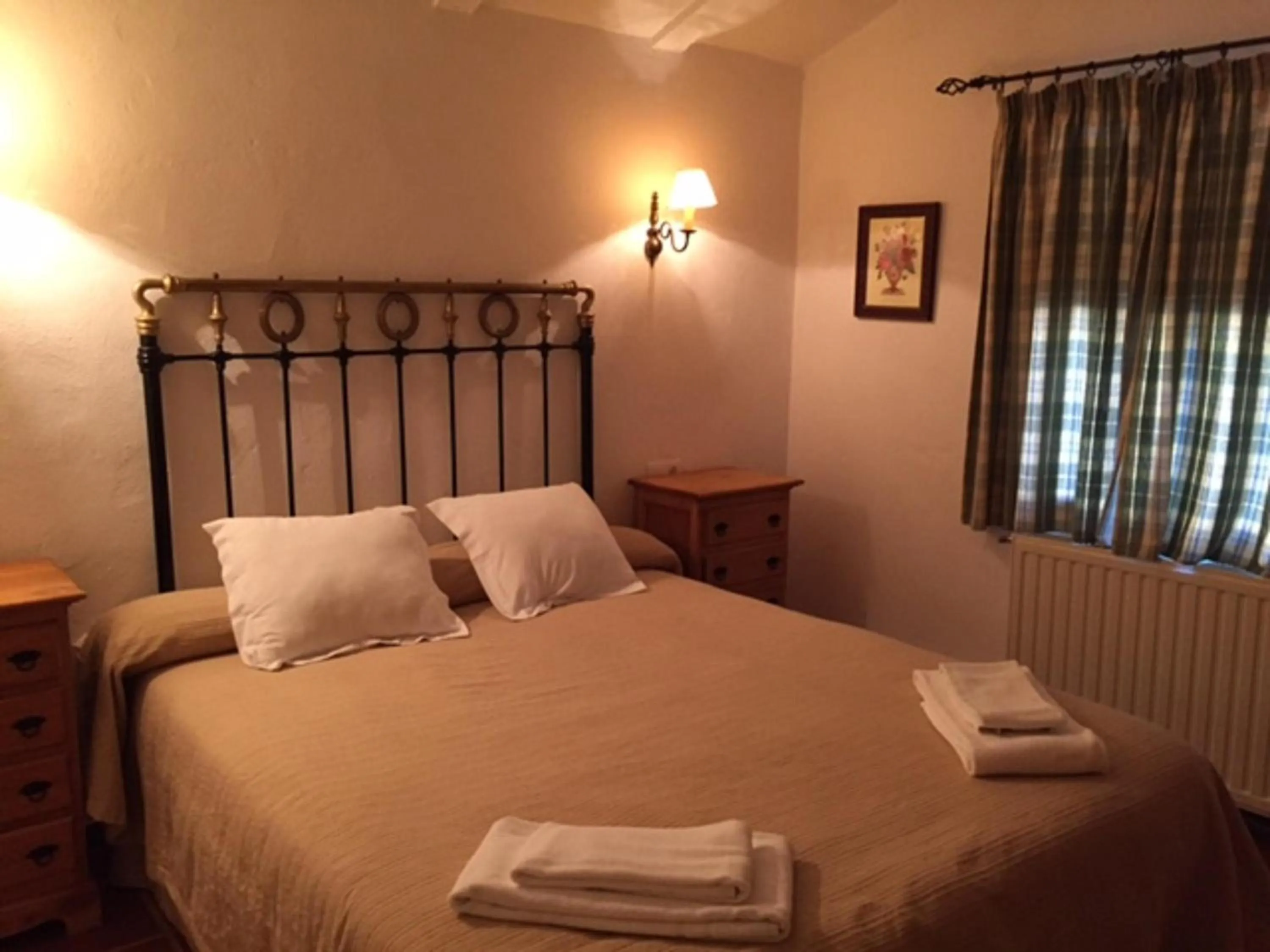 Bed in Finca Valbono Apartamentos Rurales y Hotel