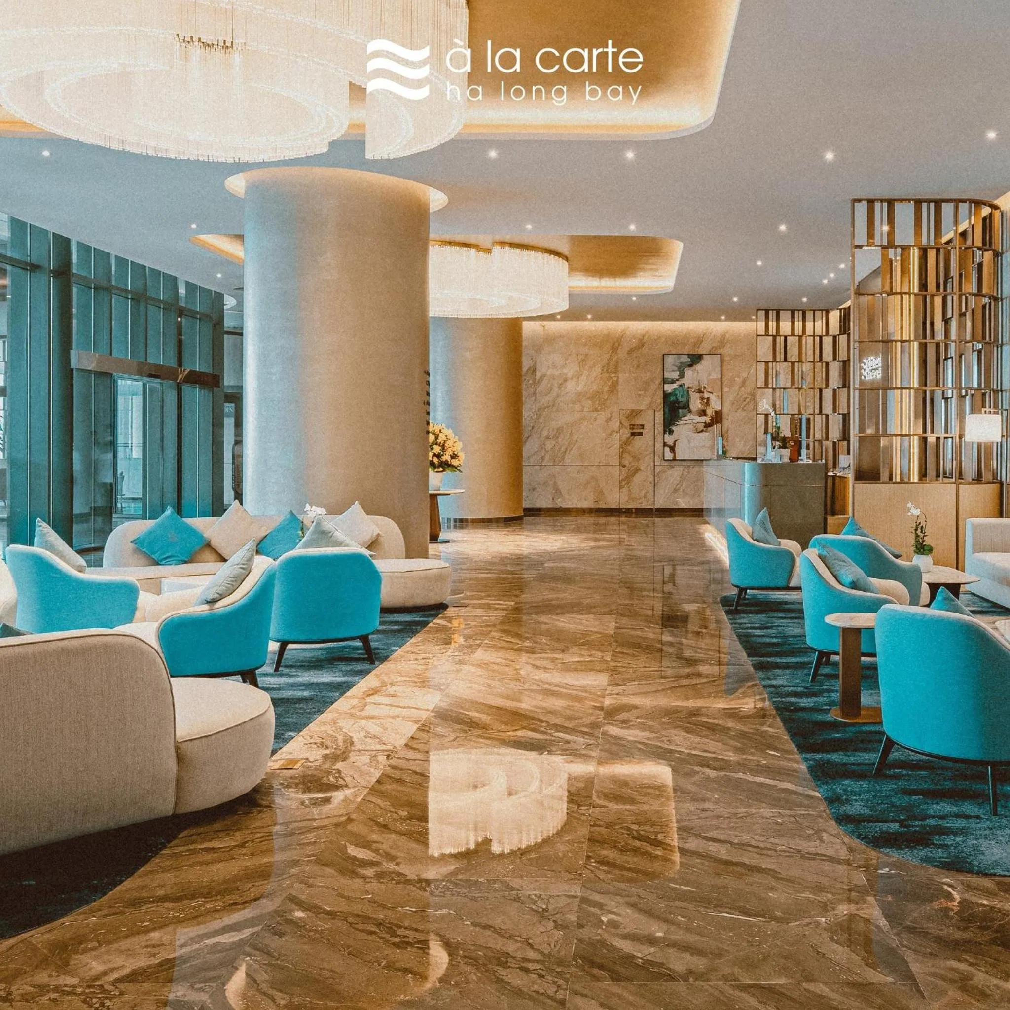 Living room in A La Carte Ha Long Bay Residence