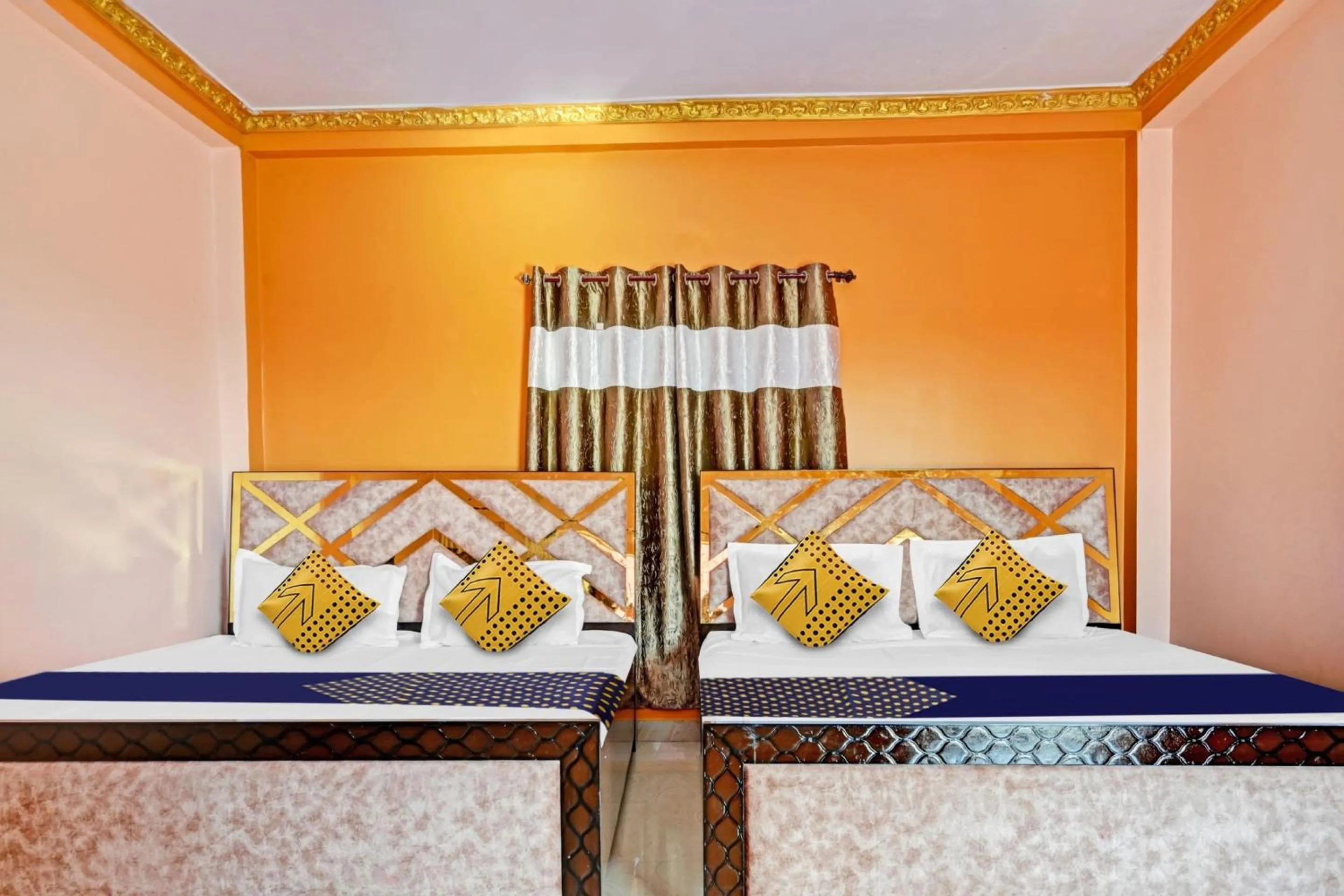 Bedroom, Bed in HOTEL O MAA NARMADA