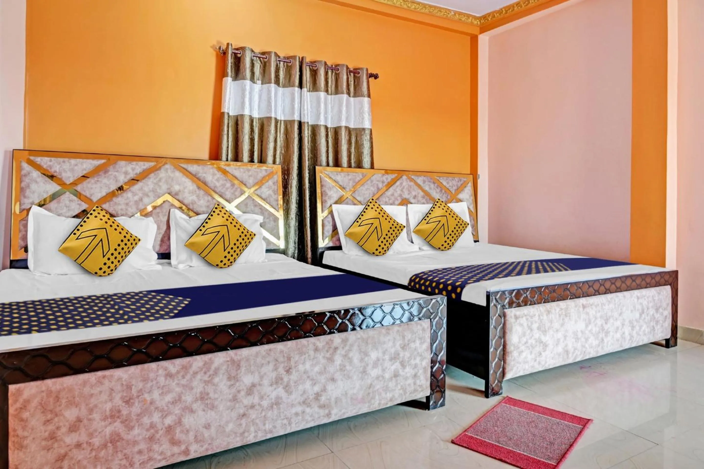 Bedroom, Bed in HOTEL O MAA NARMADA