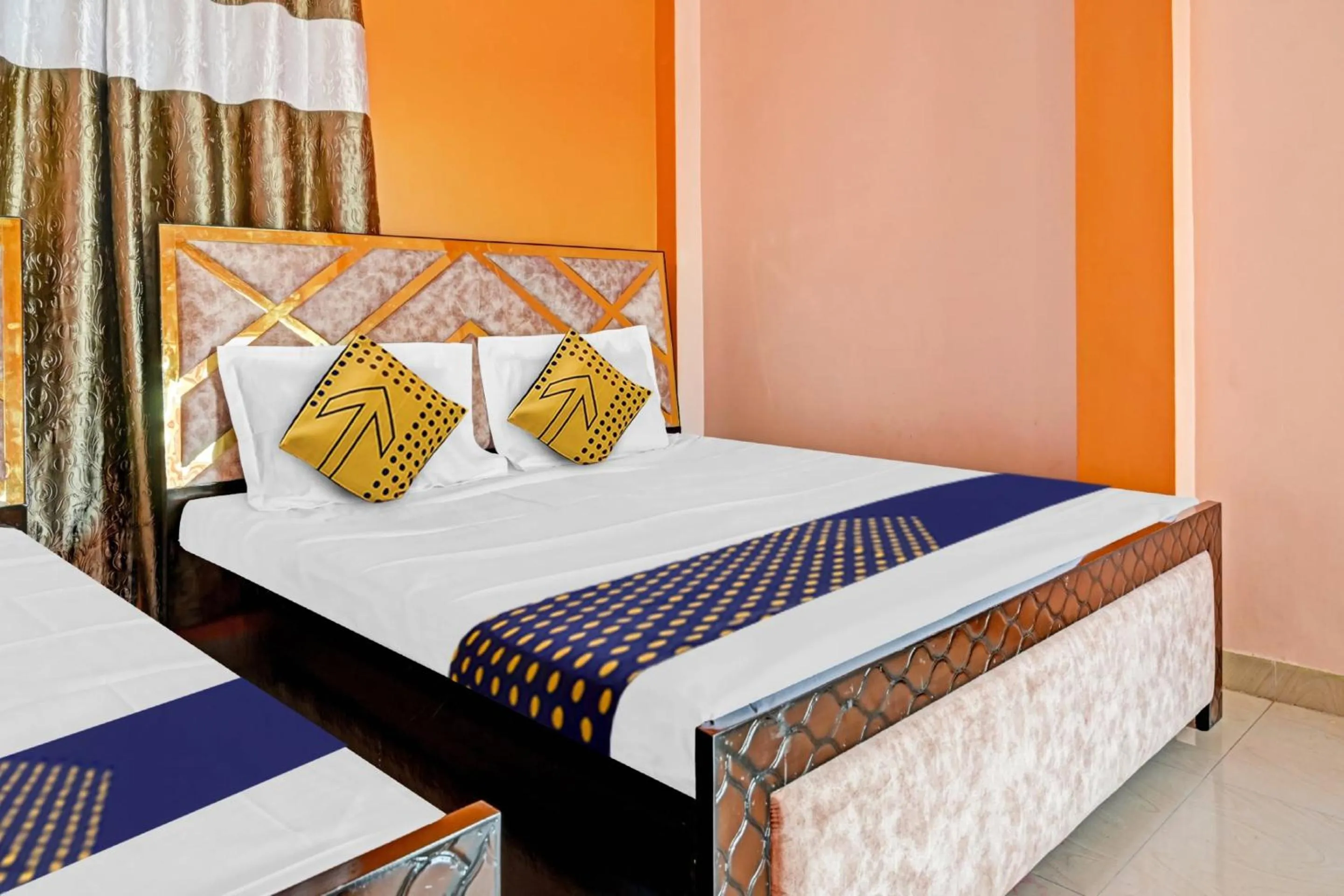 Bedroom, Bed in Super HOTEL O MAA NARMADA