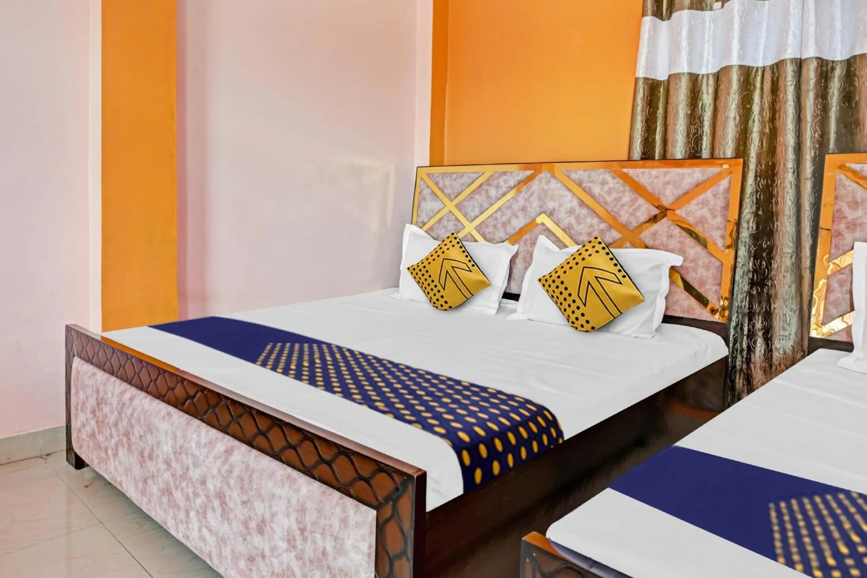 Bedroom, Bed in HOTEL O MAA NARMADA