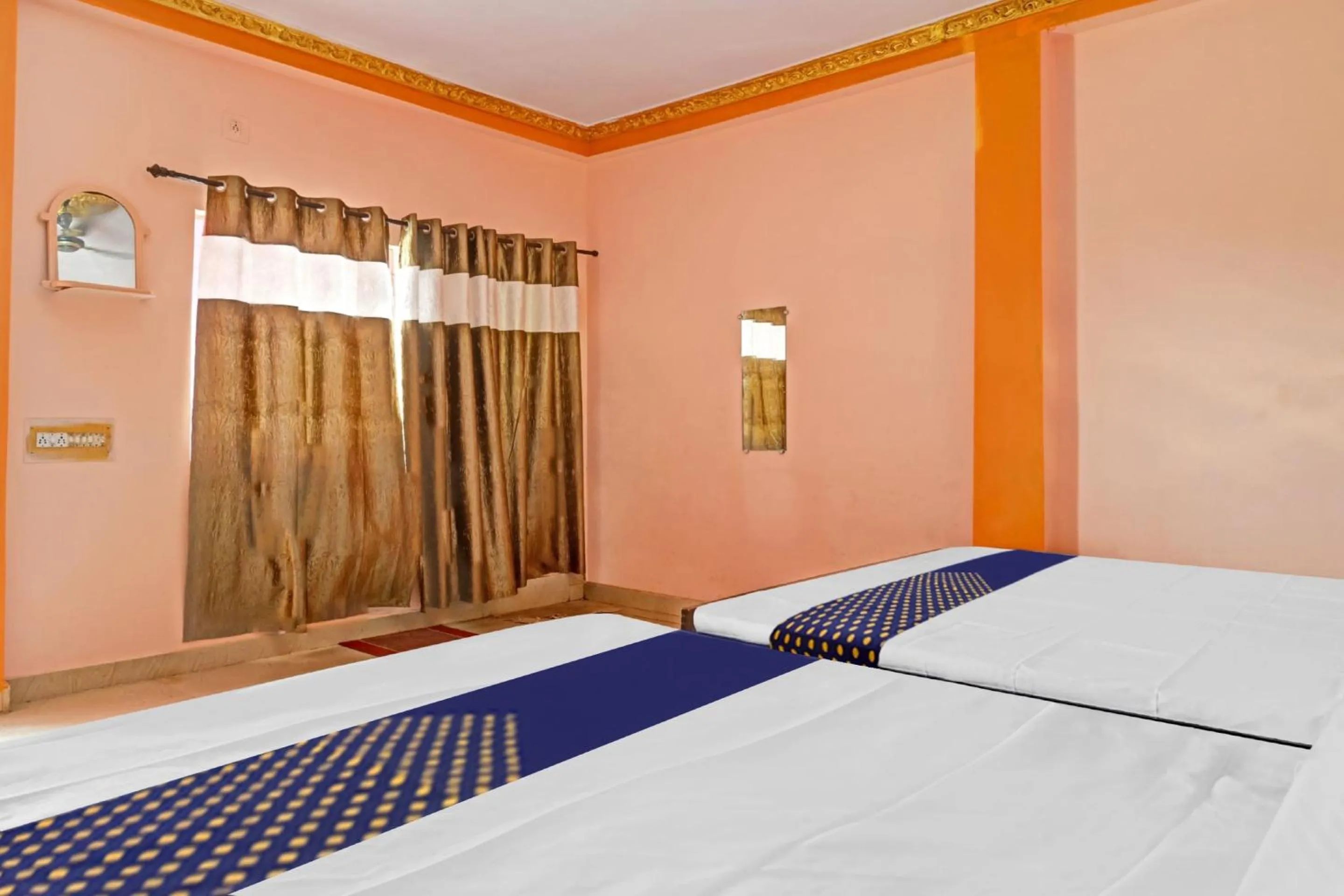 Bedroom, Bed in HOTEL O MAA NARMADA