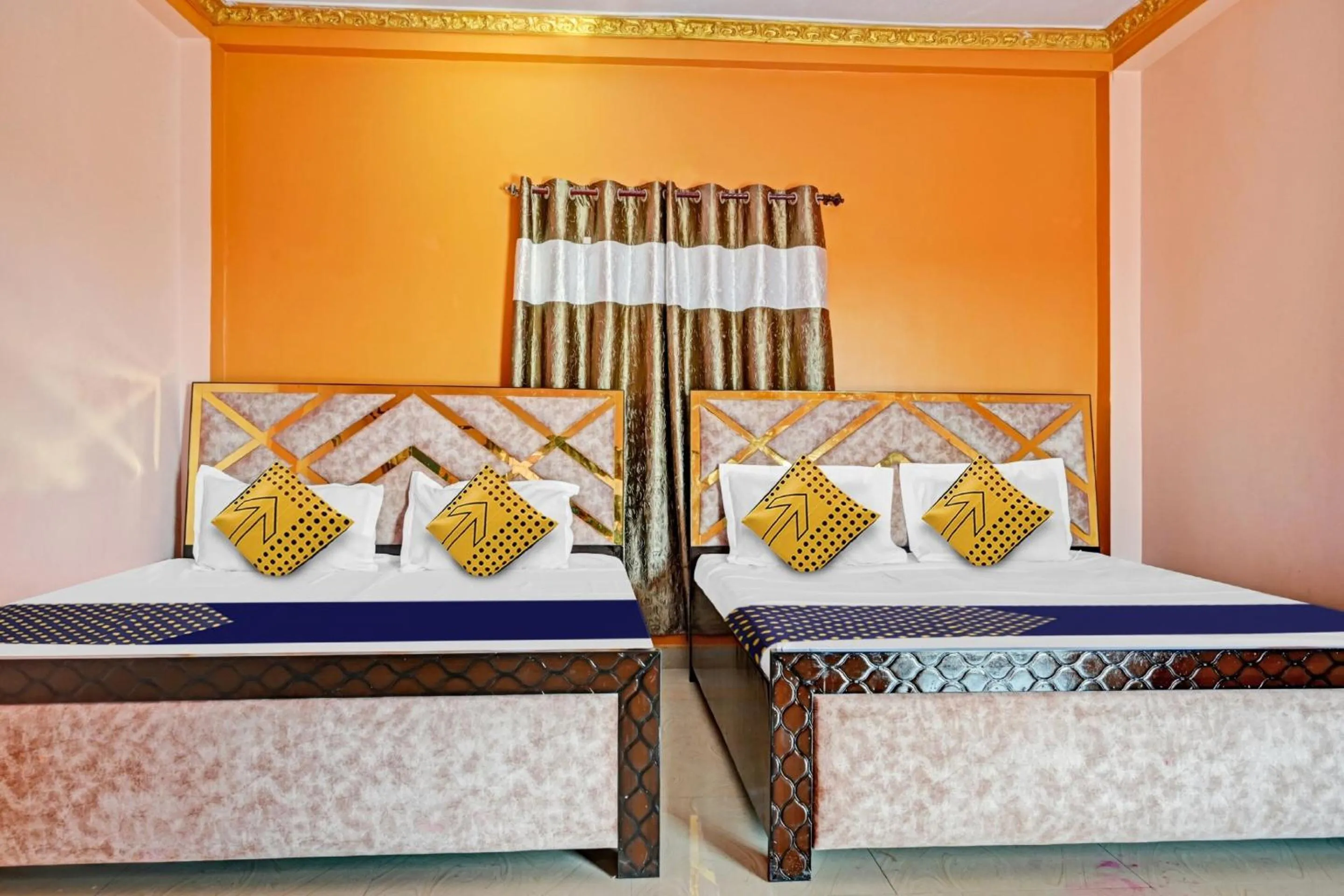 Bedroom, Bed in HOTEL O MAA NARMADA