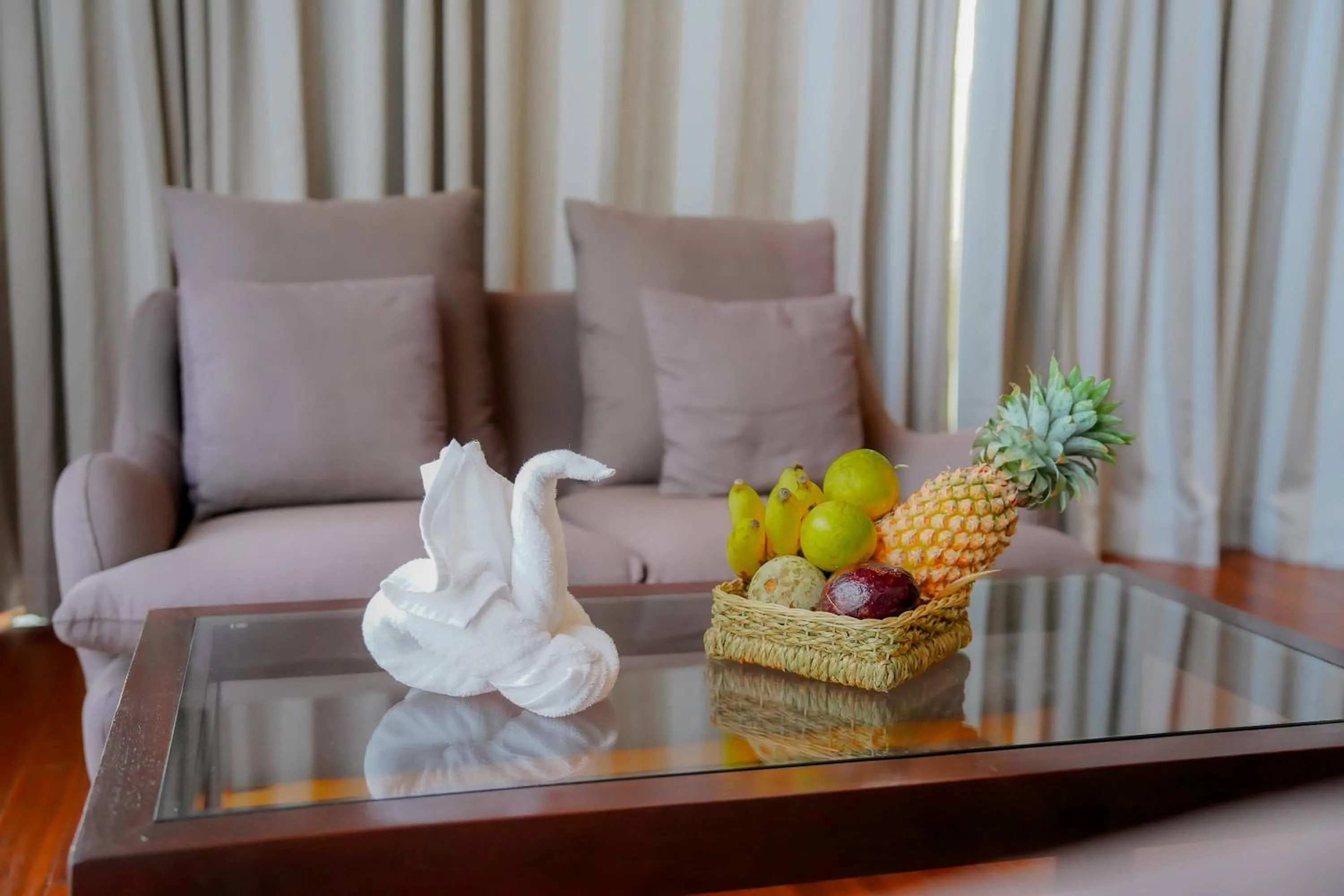 Seating area in Celestia Ayurveda Resort